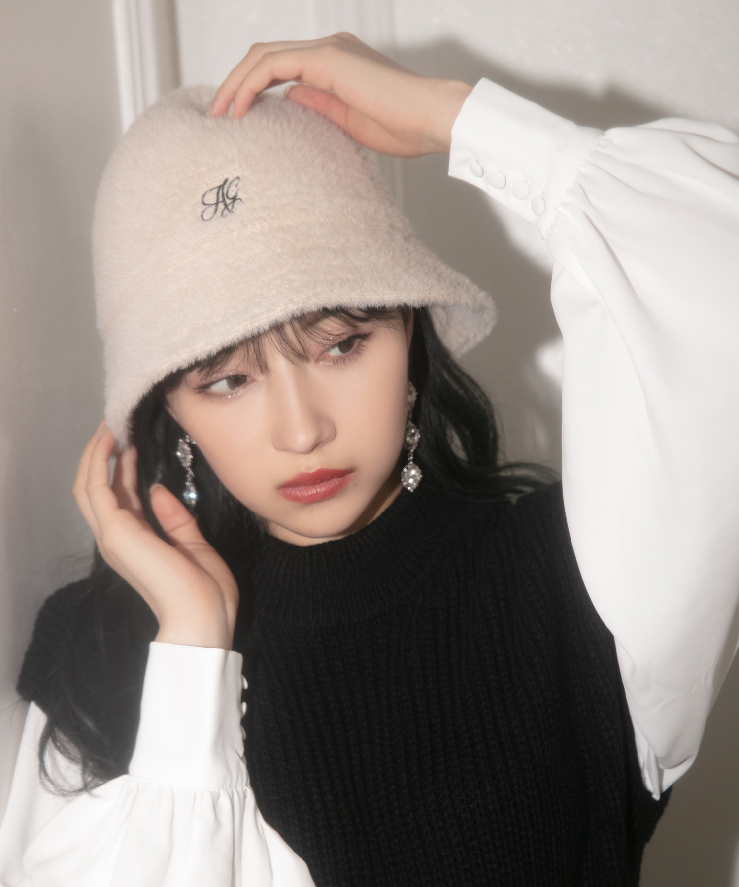 シャギーバケットハット