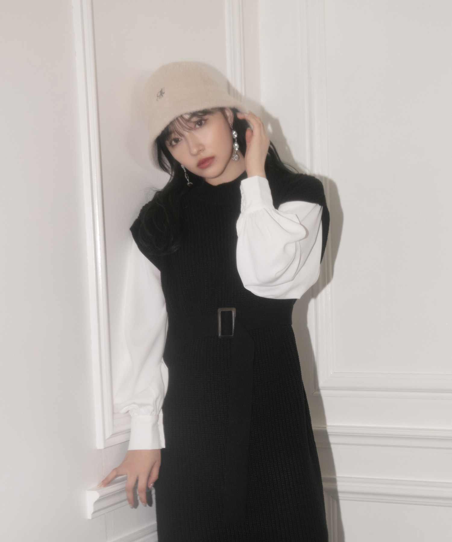 シャギーバケットハット