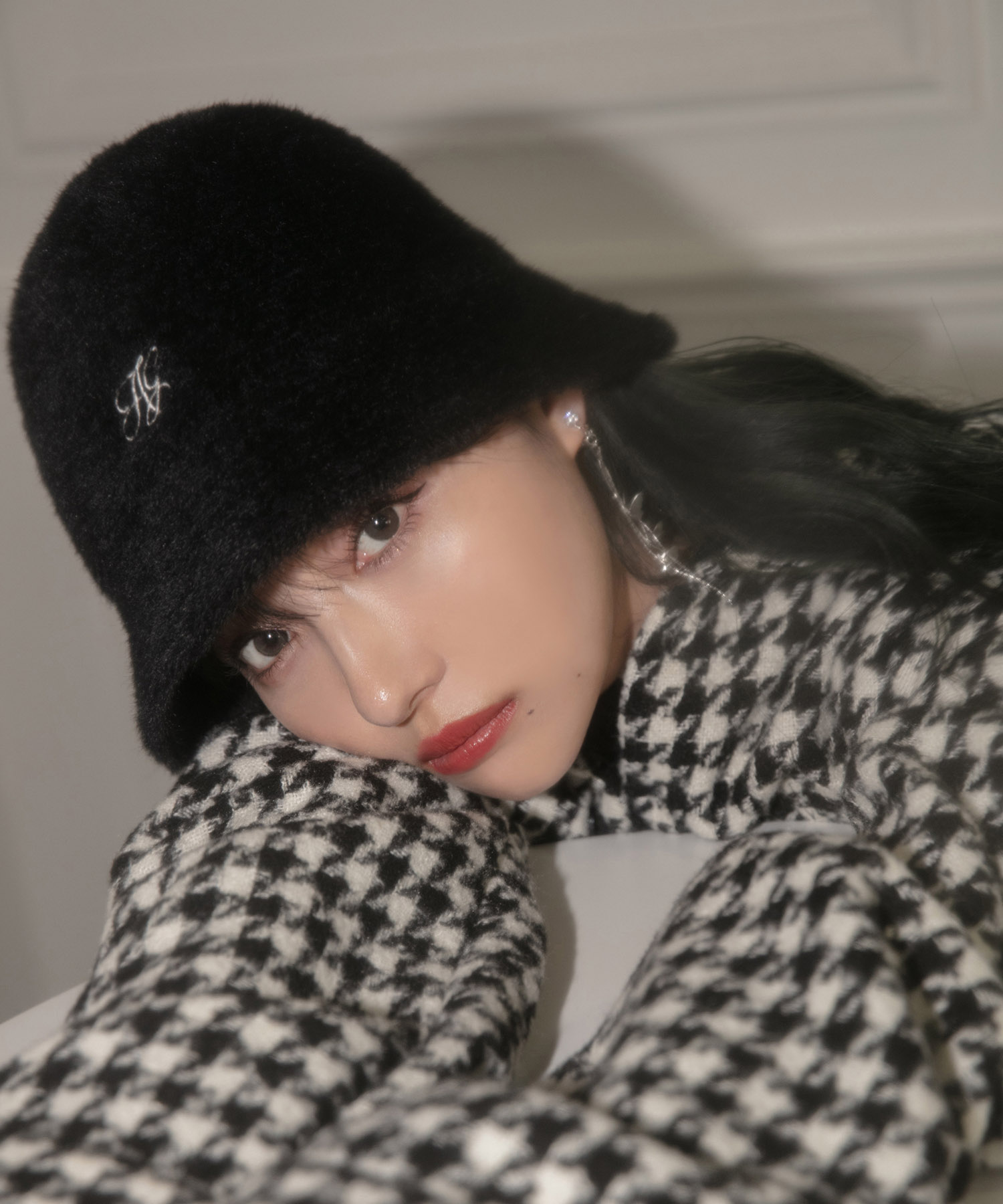 シャギーバケットハット