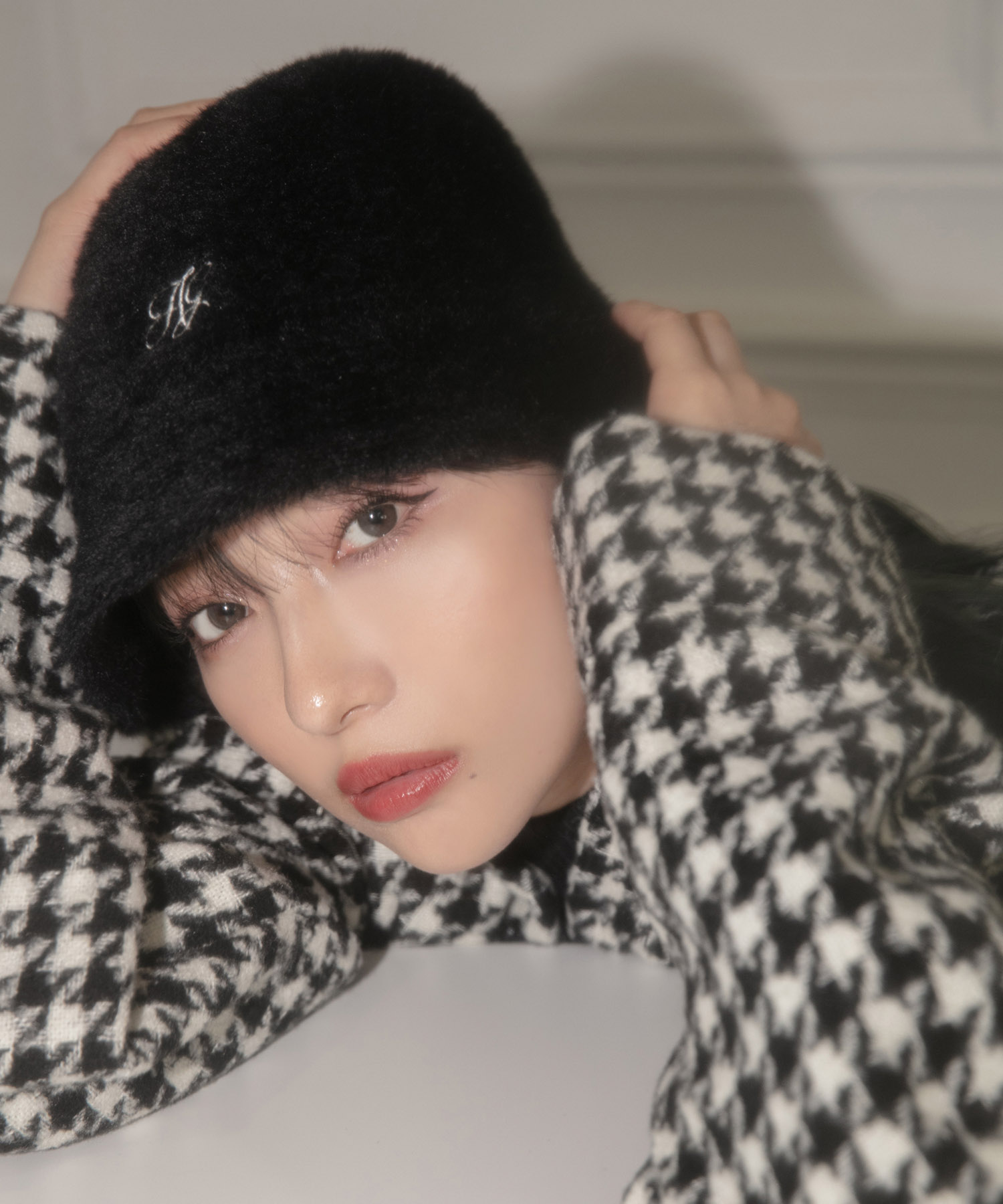 シャギーバケットハット