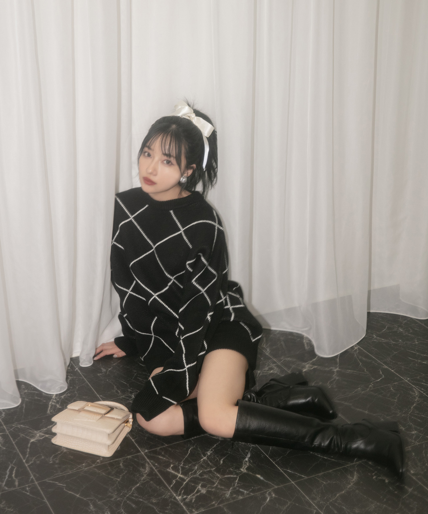 UNISEX ダイヤニット