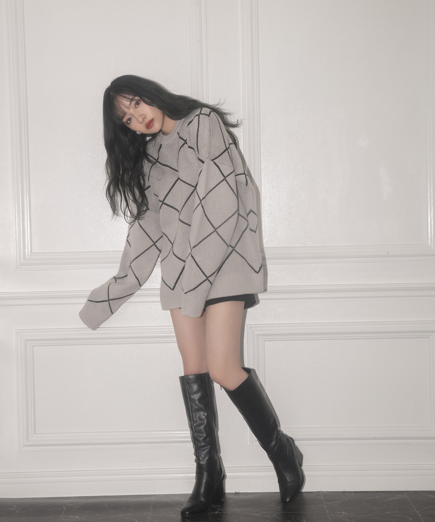 UNISEX ダイヤニット