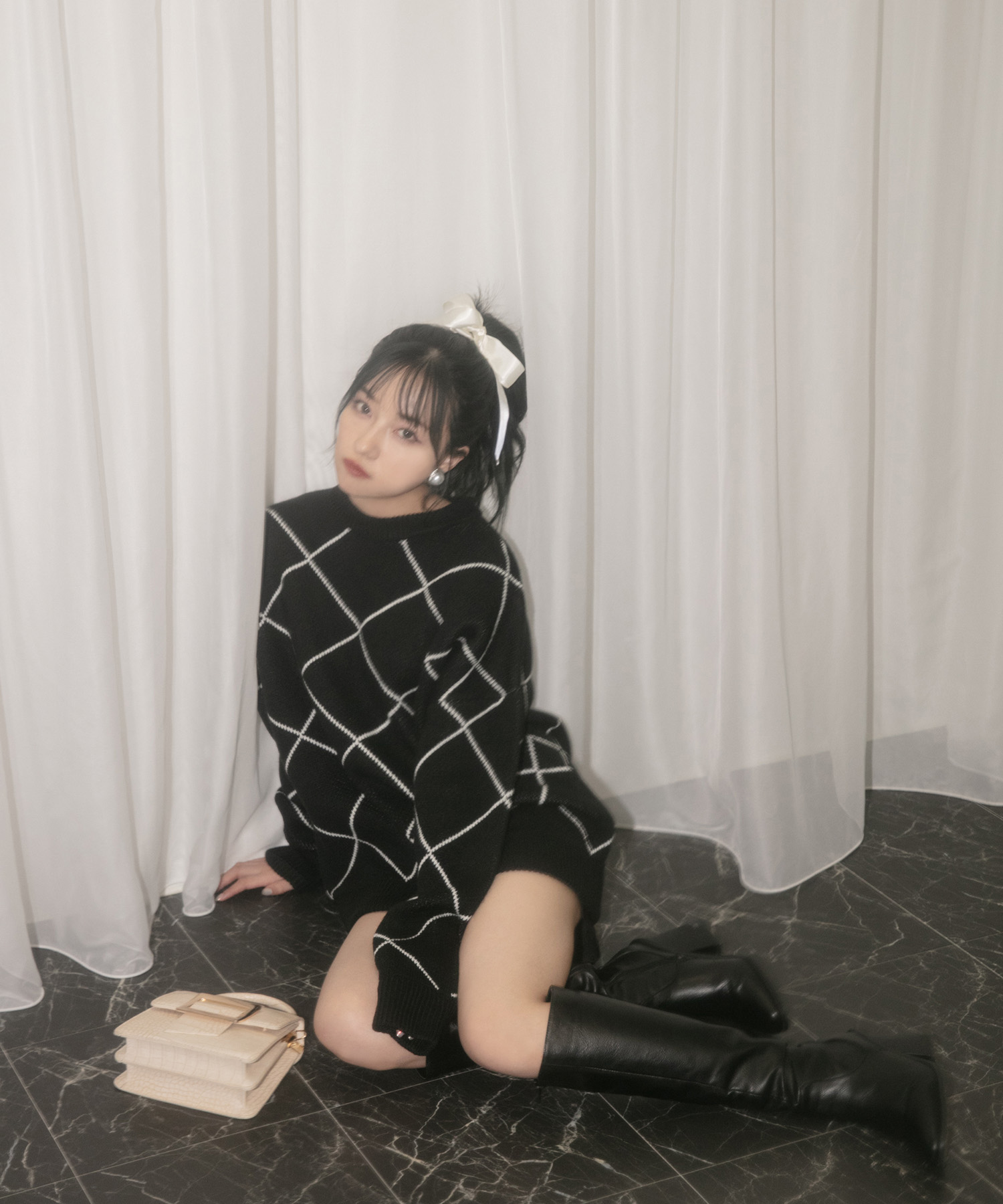 UNISEX ダイヤニット