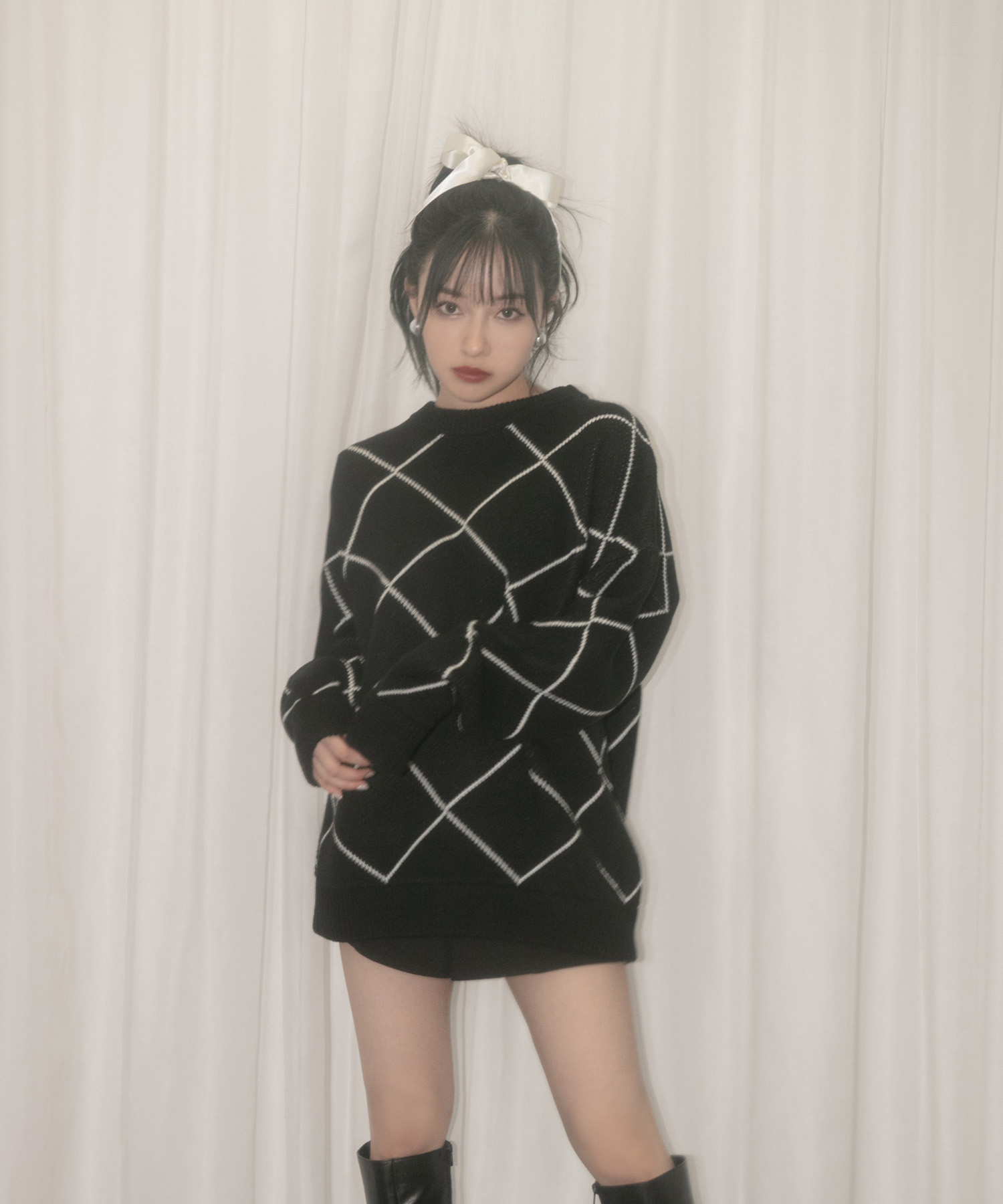 UNISEX ダイヤニット