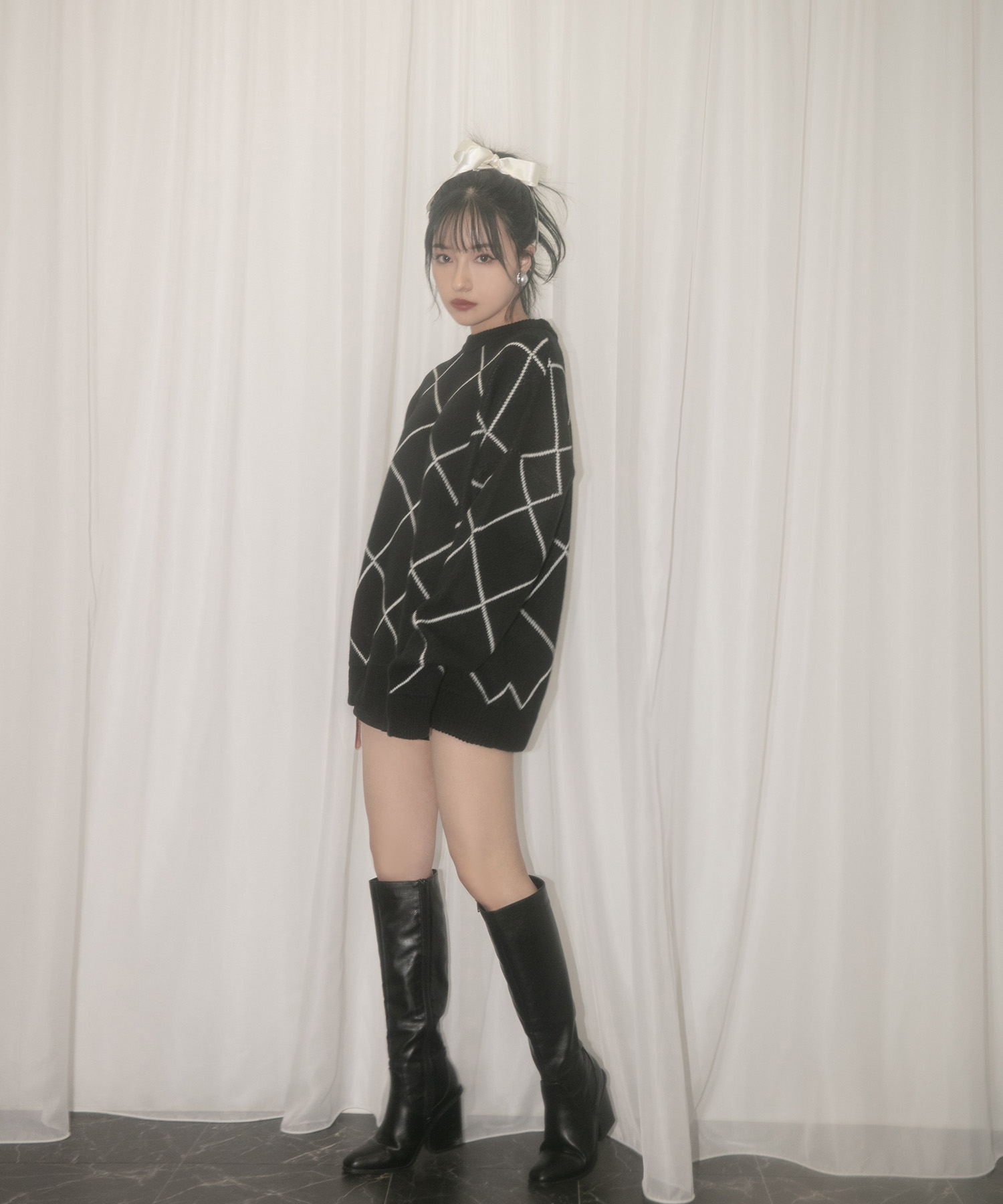 UNISEX ダイヤニット