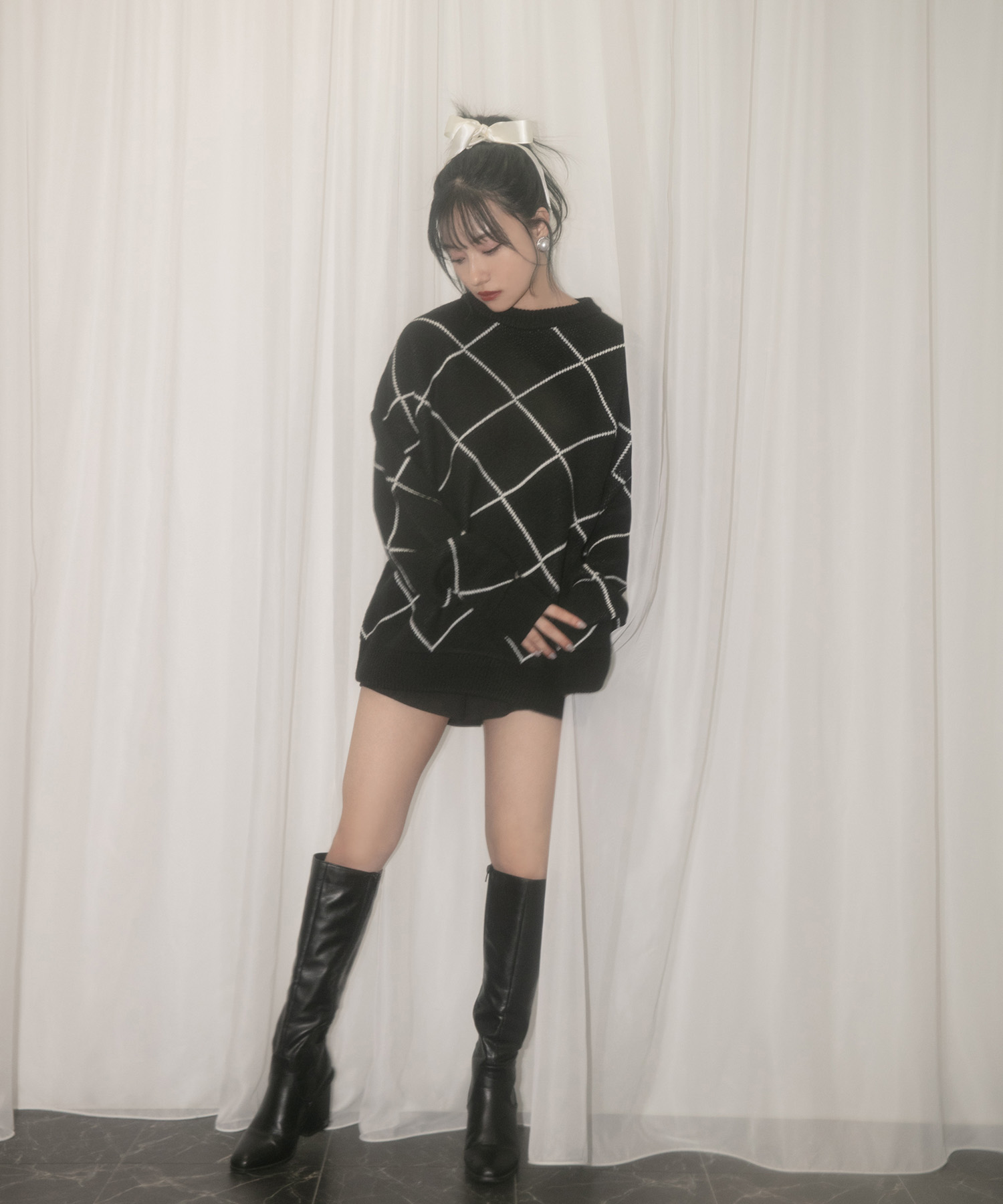 UNISEX ダイヤニット