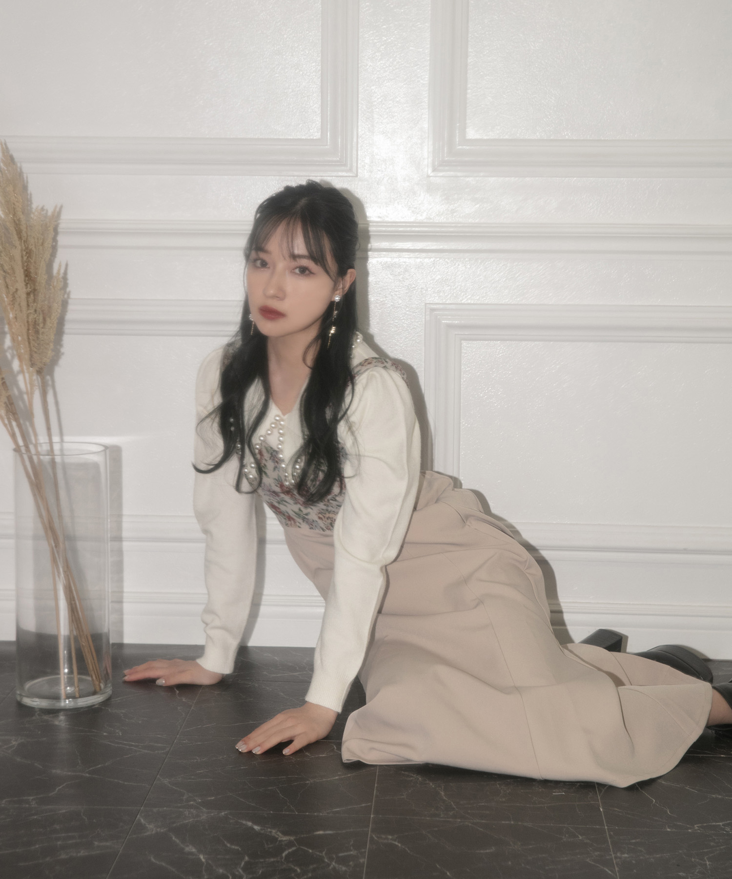 ゴブランマーメイドキャミワンピ