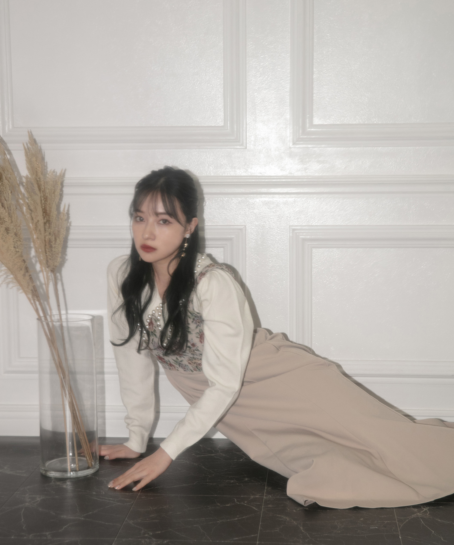 ゴブランマーメイドキャミワンピ