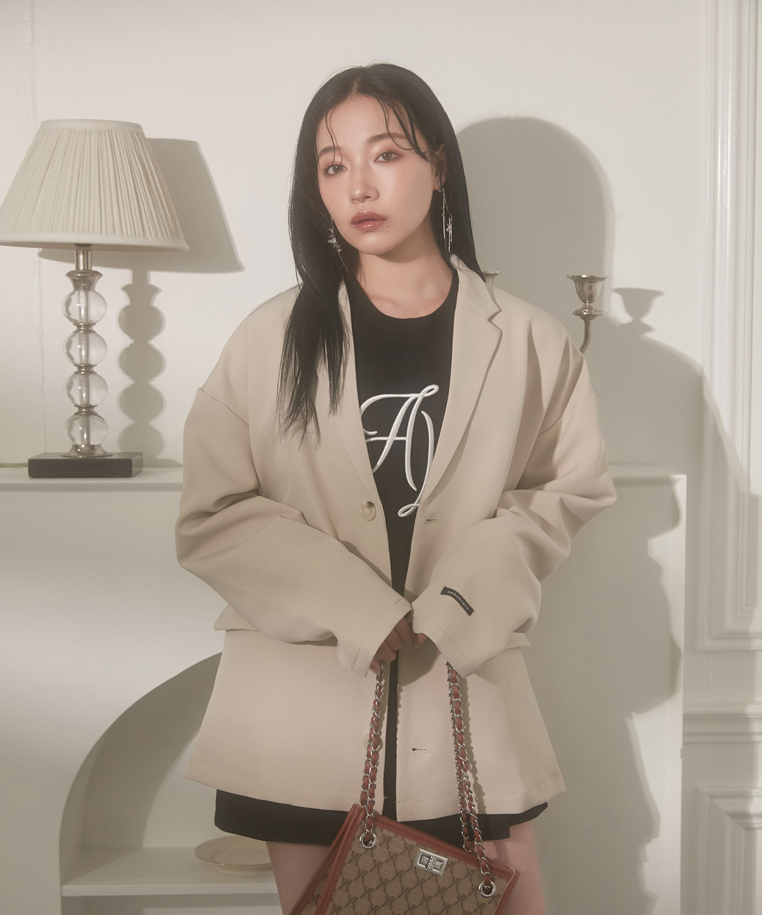 UNISEX ルーズテーラードジャケット