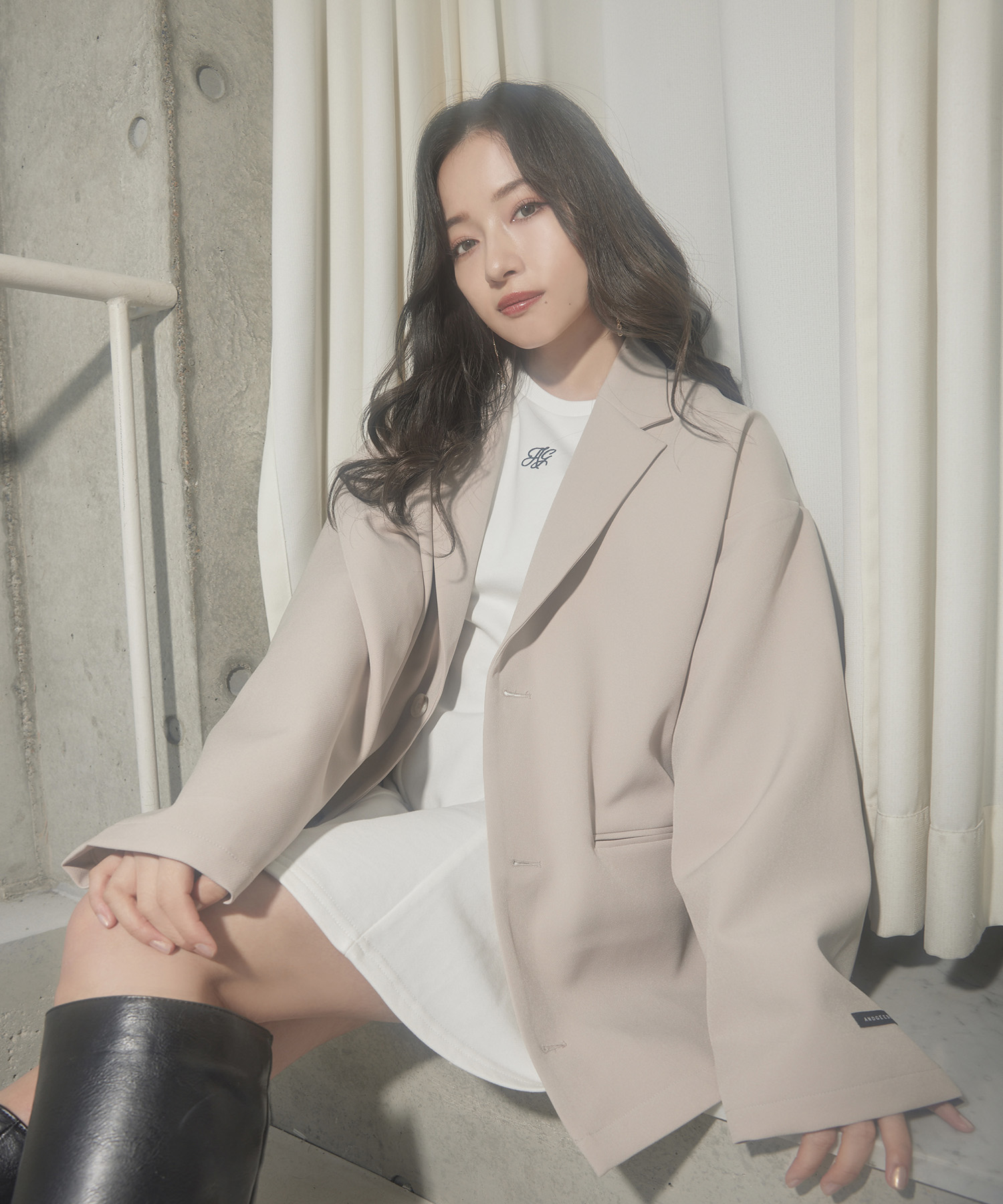 UNISEX ルーズテーラードジャケット