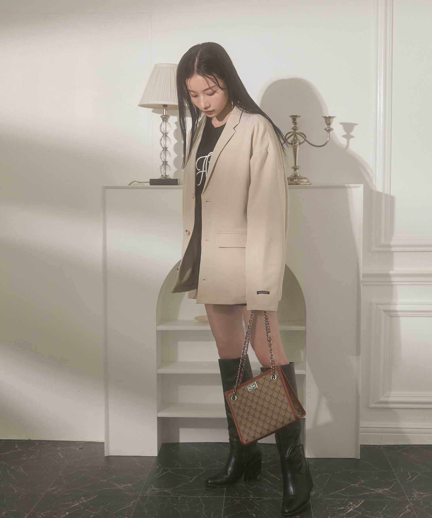 UNISEX ルーズテーラードジャケット