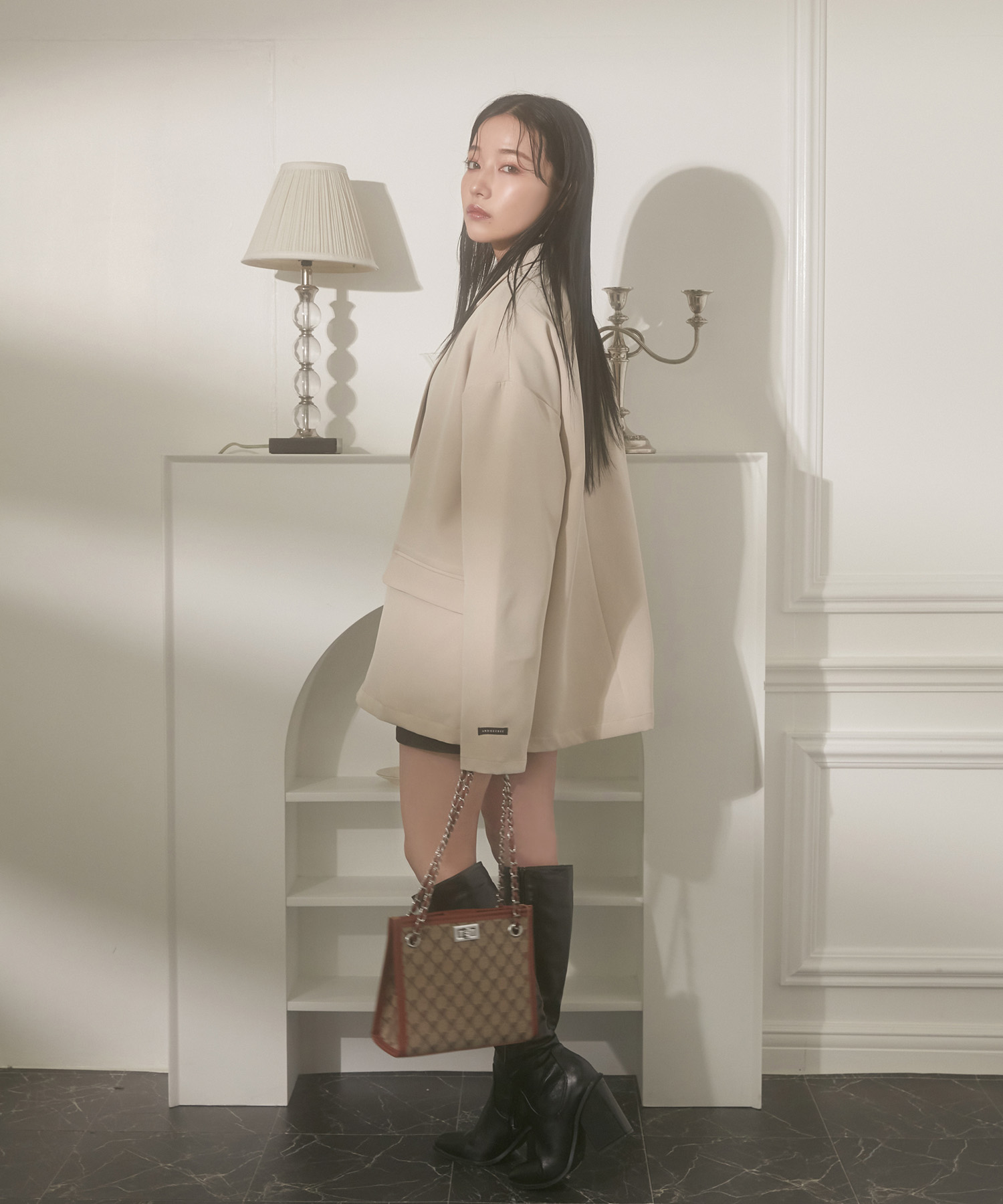 UNISEX ルーズテーラードジャケット