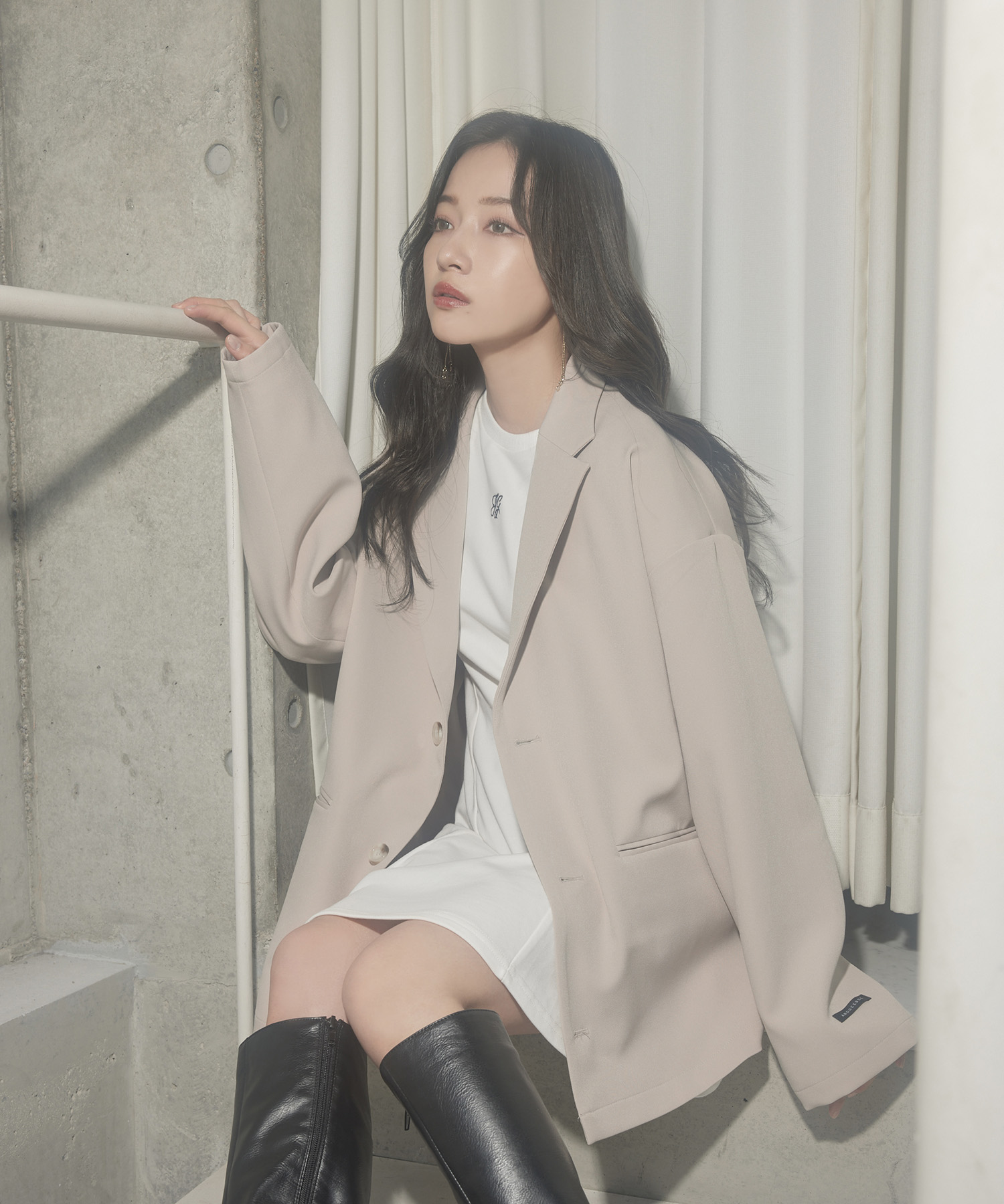 UNISEX ルーズテーラードジャケット