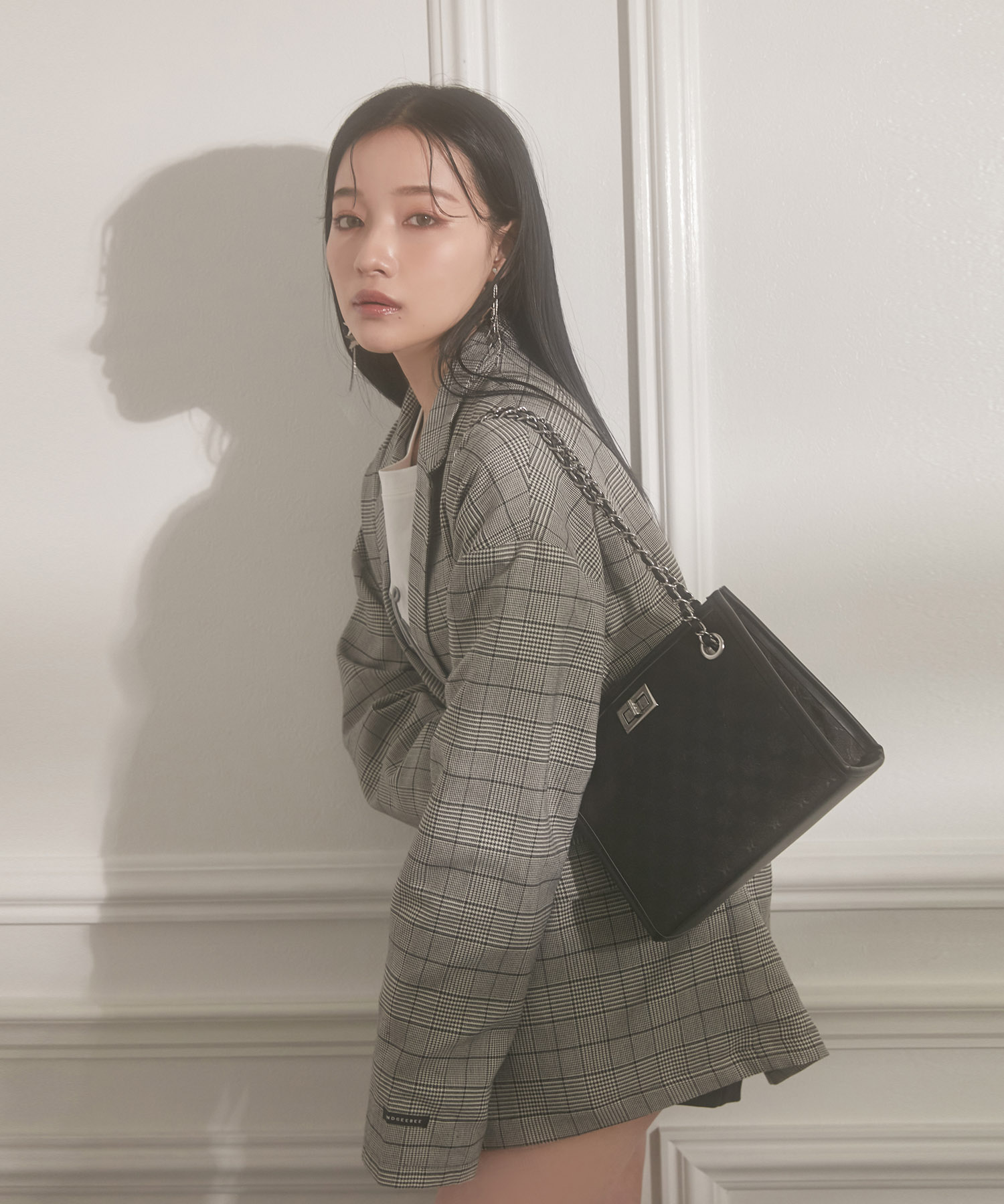 SELECT スクエアショルダーバッグ