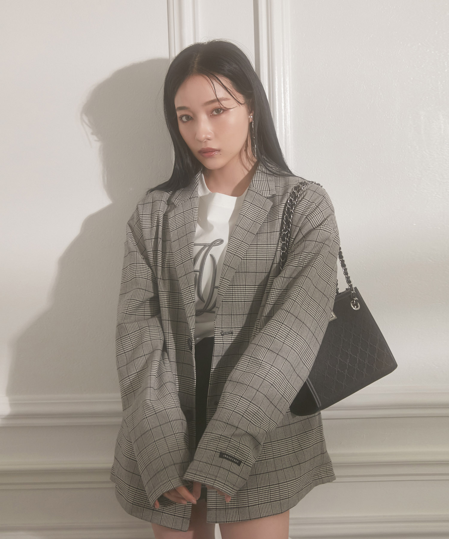 SELECT スクエアショルダーバッグ