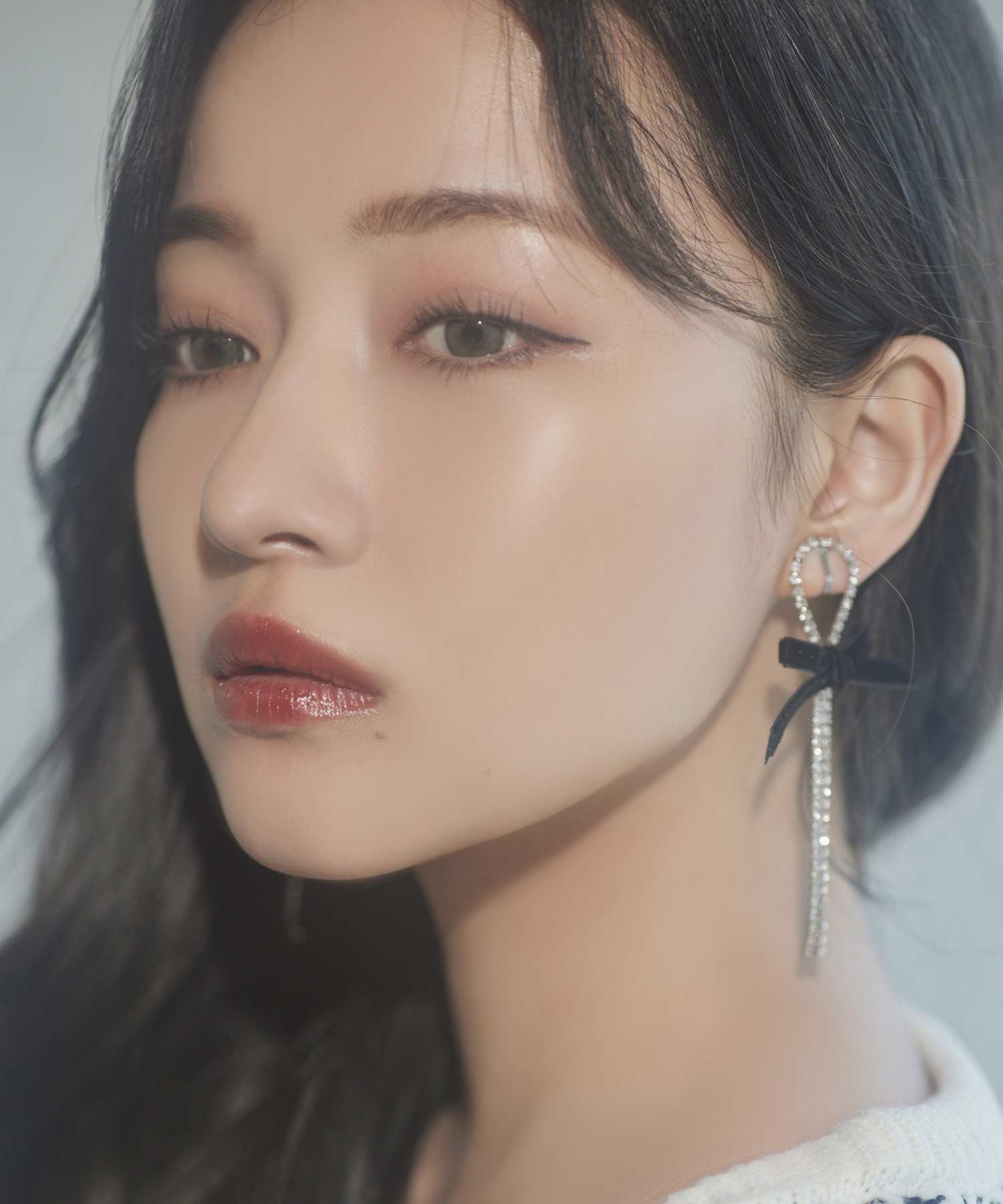 SELECT ビジューリボンイヤリング