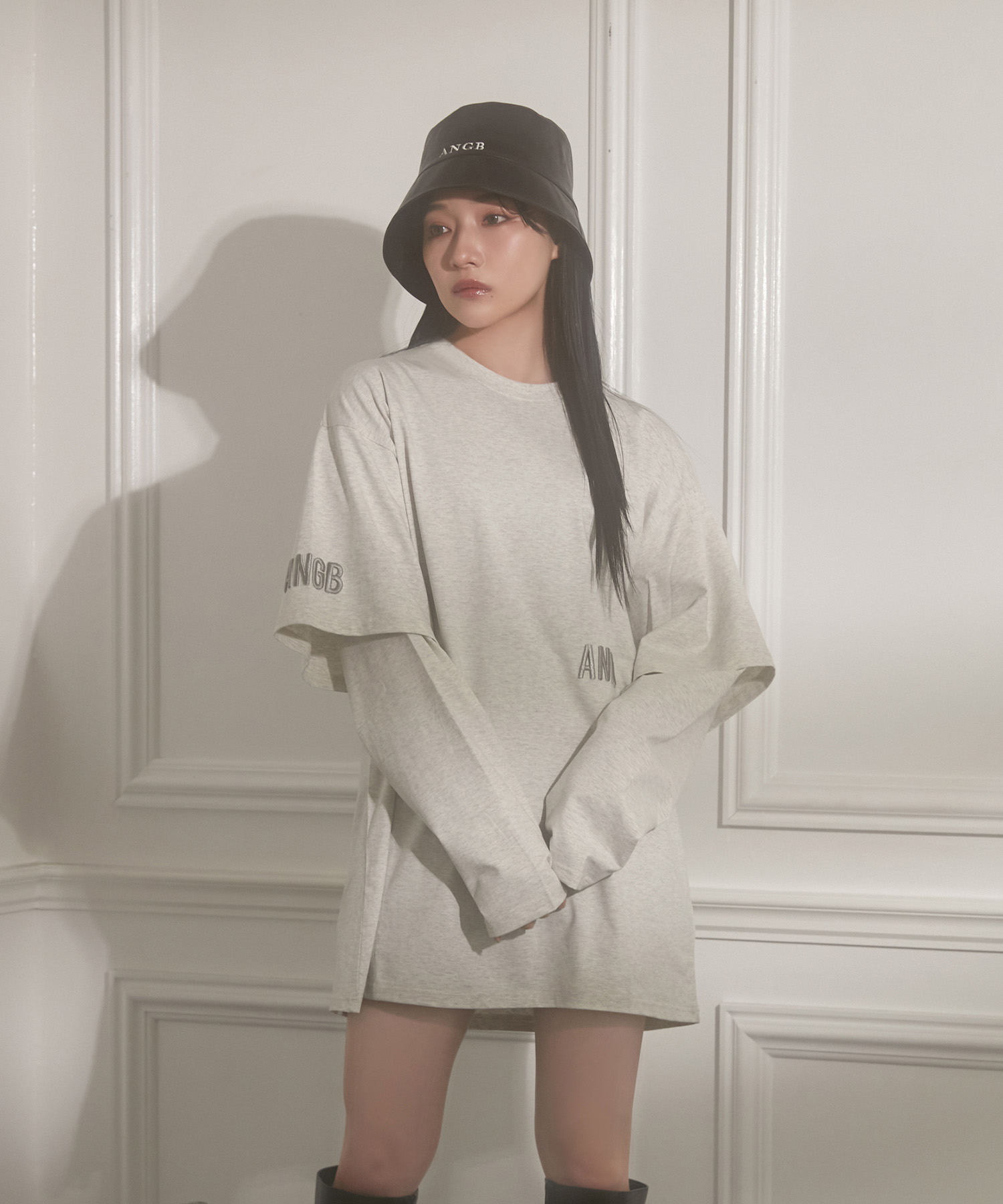 新品タグ付　LOHEN ローヘン　レイヤードスリーブニット　白 UNISEX レイヤードスリーブロンT – BUNNY APARTMENT