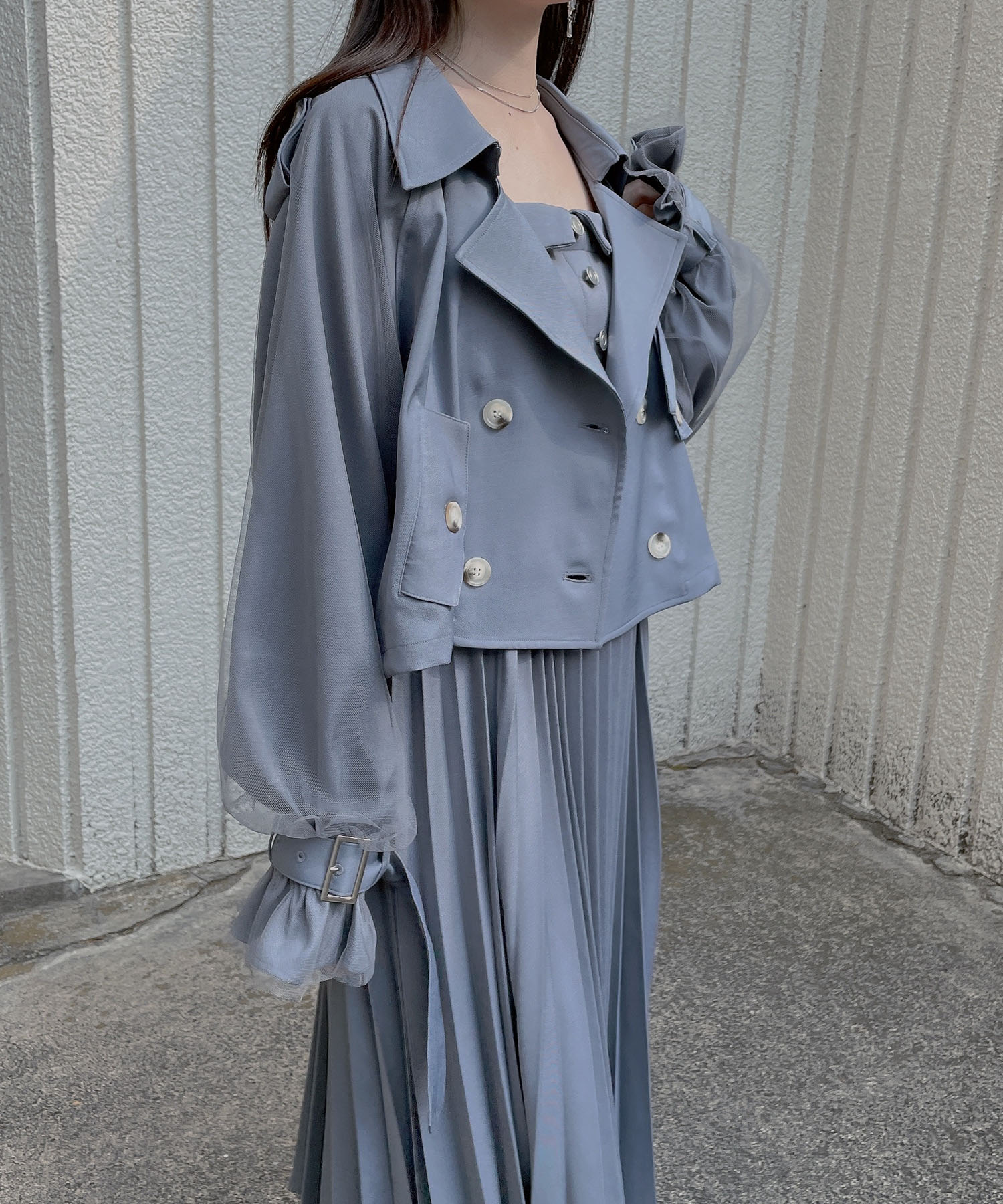 新品・未使用】シェリミー トレンチ風ミニワンピース - メルカリ