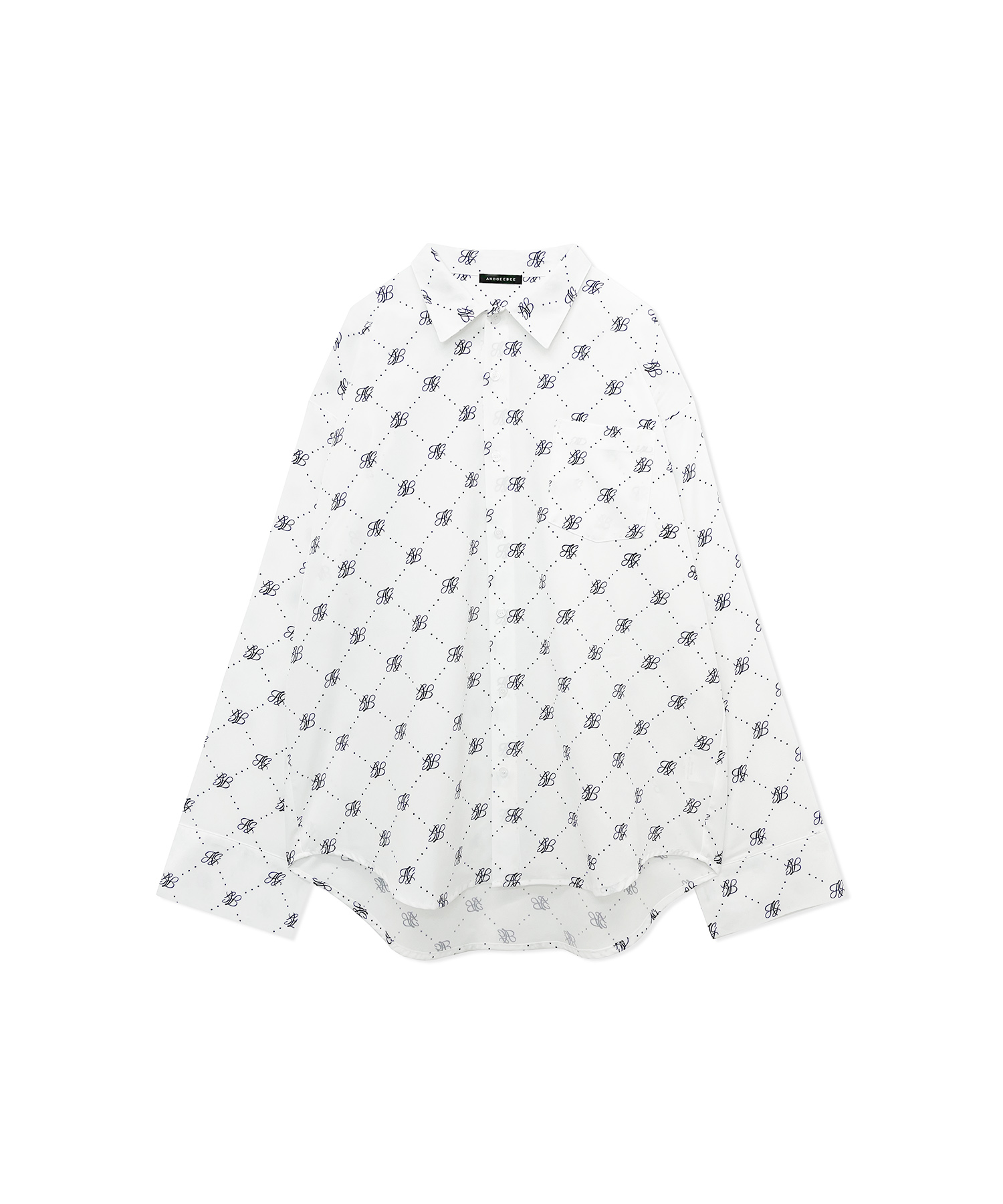 UNISEX モノグラムシャツ