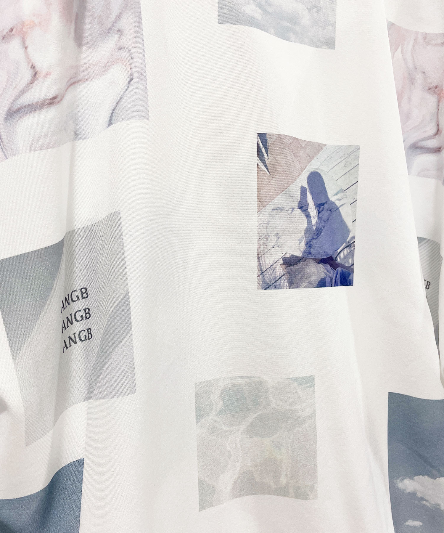 UNISEX 総柄フォトシャツ