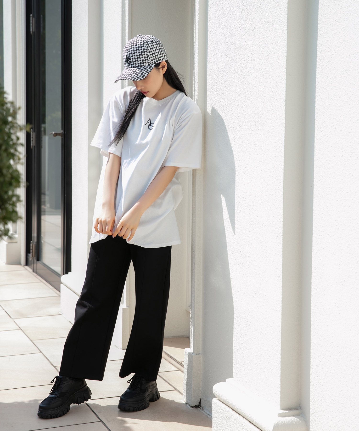 UNISEX 千鳥ロゴキャップ