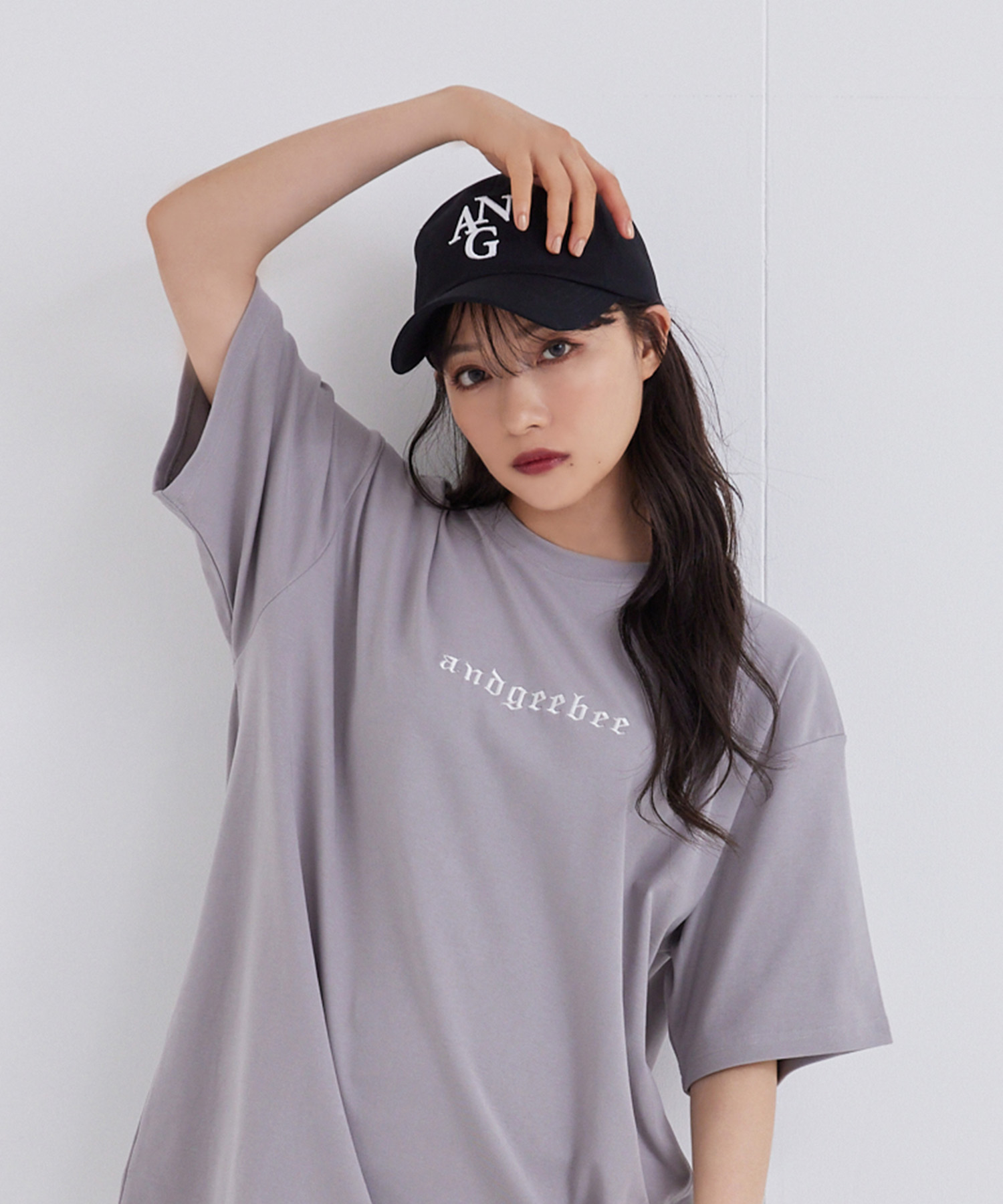 未着用!ANDGEEBEE アンジービー ユニセックス ロゴファーロンT グレー UNISEXフロントロゴキャップ – BUNNY APARTMENT