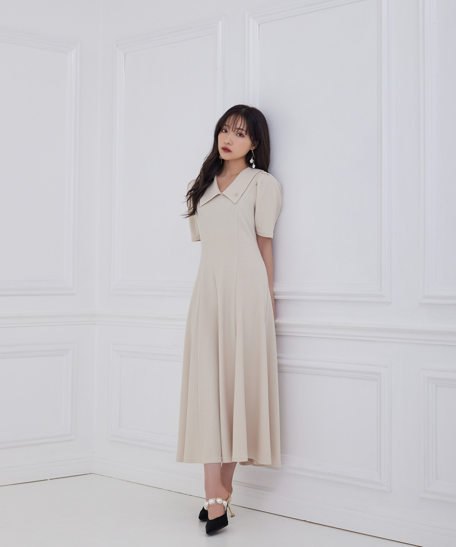 フレアリブワンピ