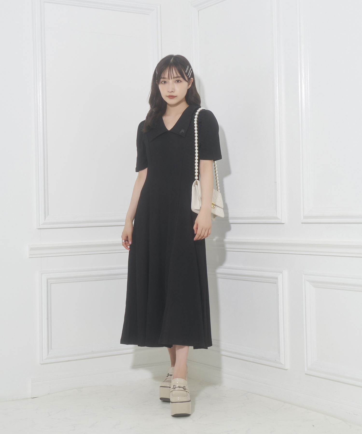 フレアリブワンピ