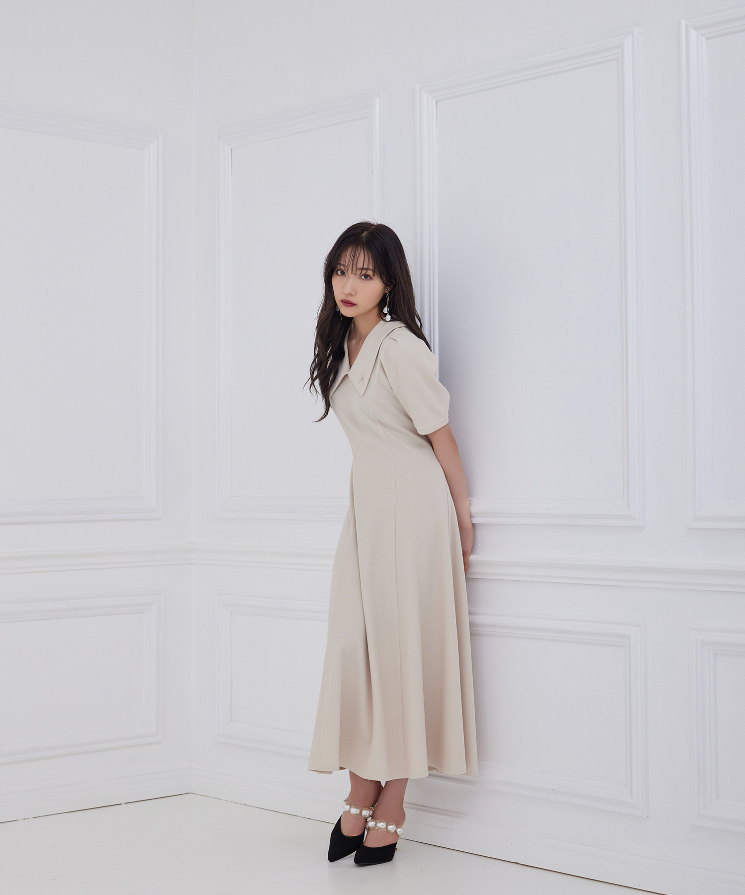 フレアリブワンピ