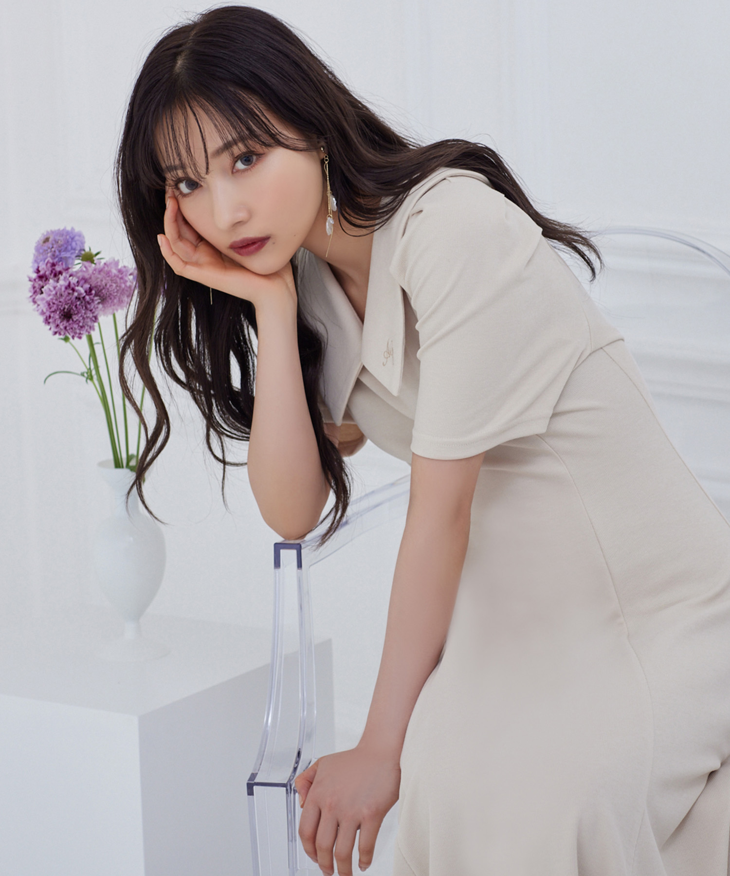 フレアリブワンピ