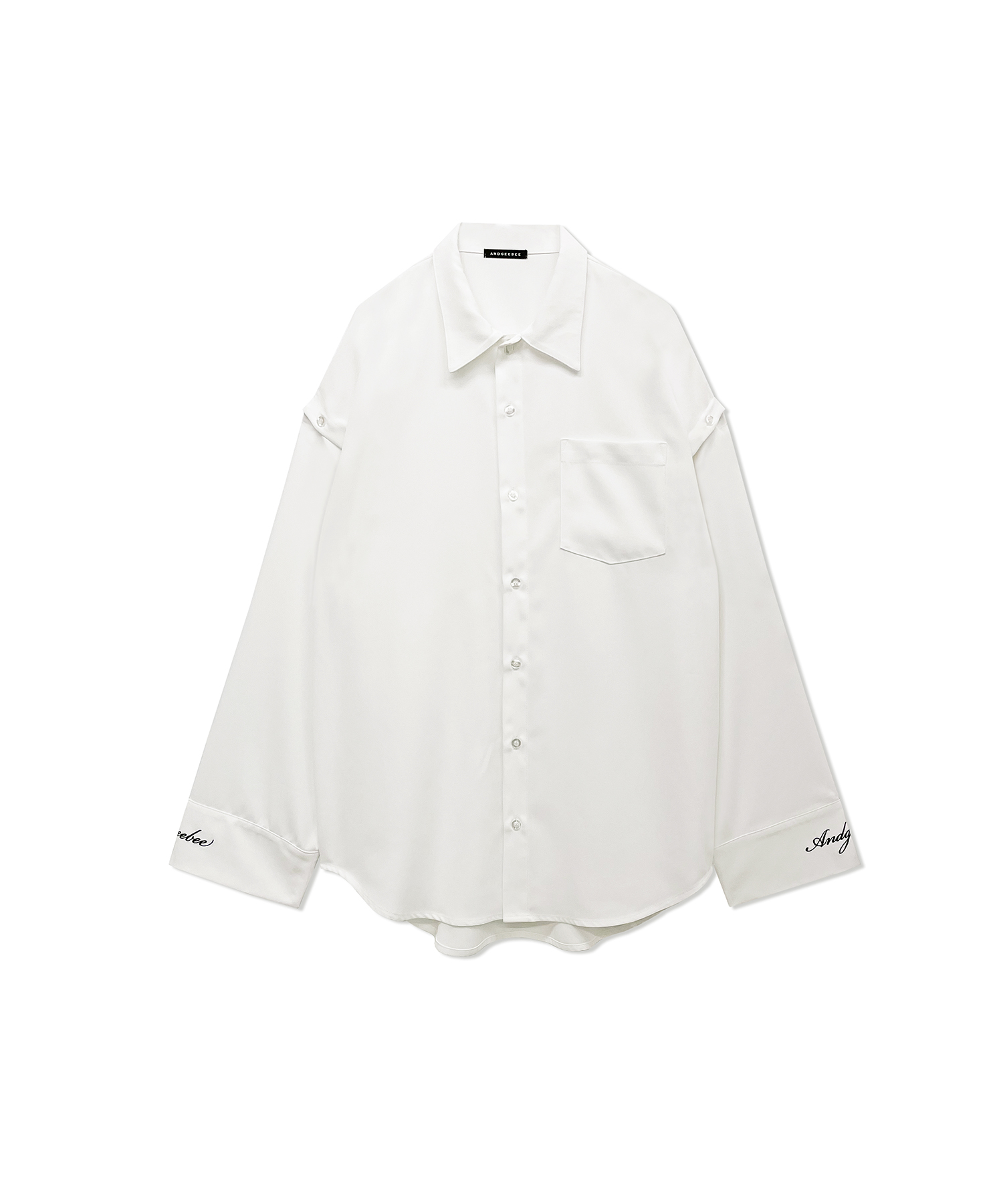 UNISEX ボタンスリーブシャツ