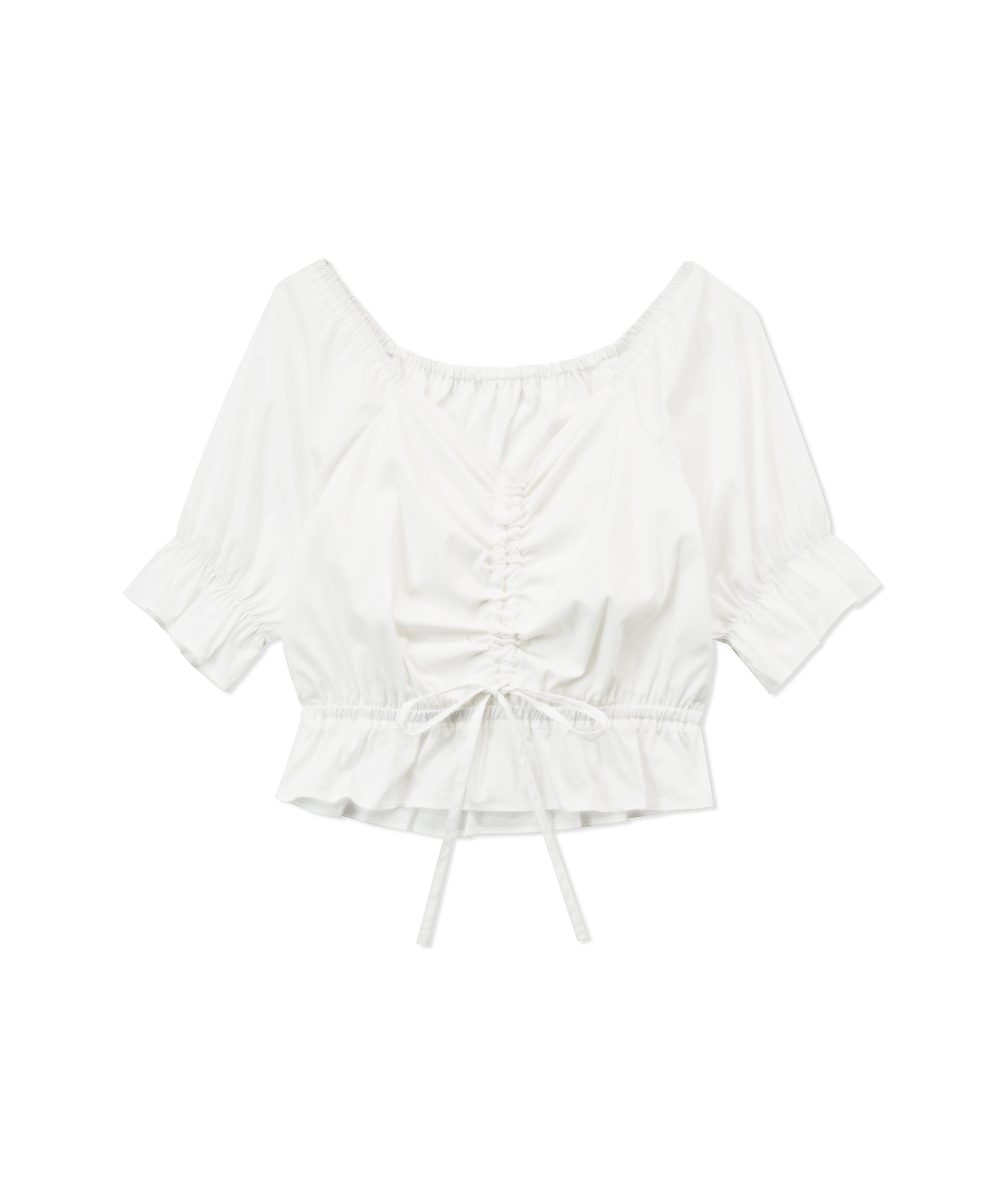 ギャザーリボントップスSET