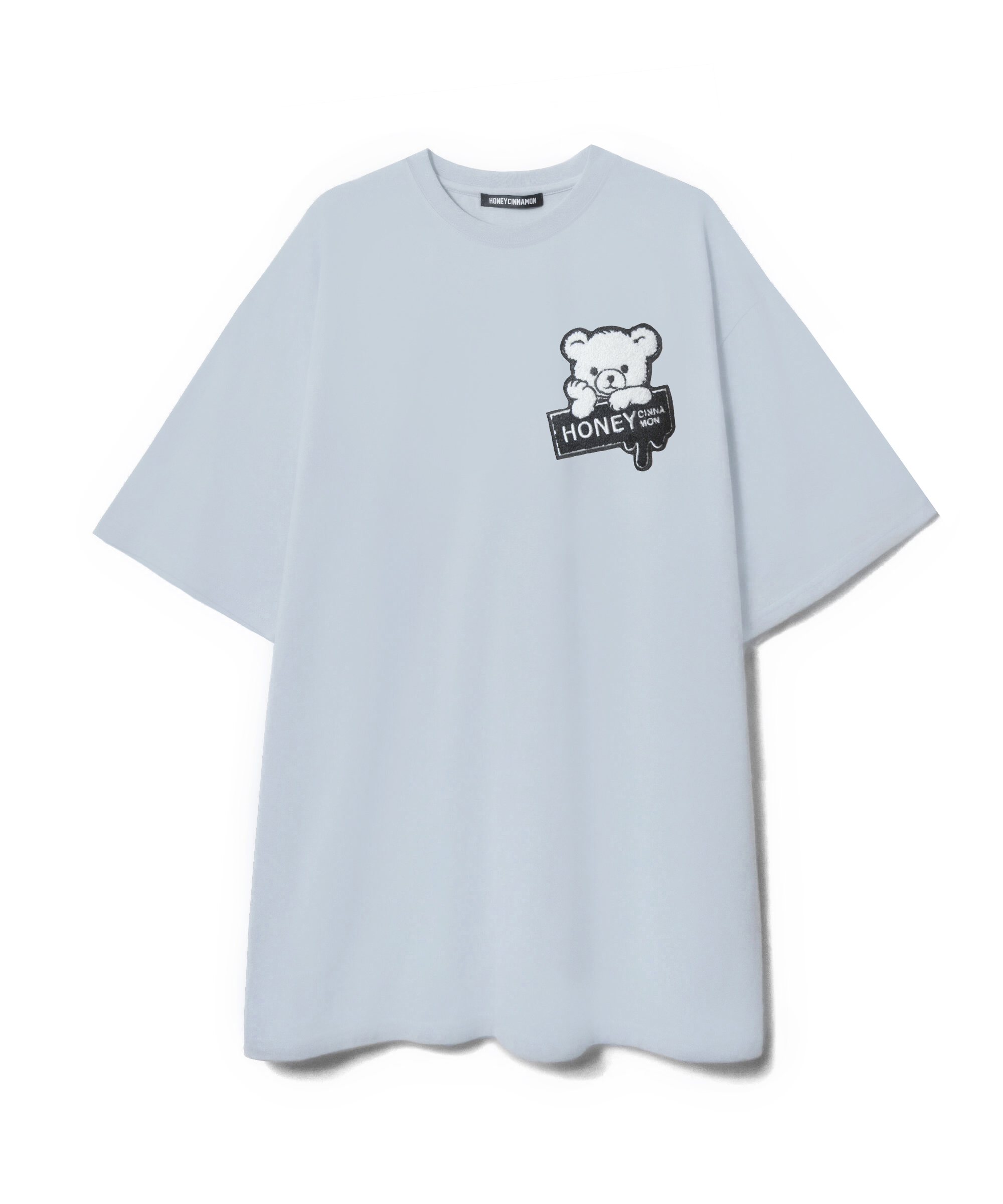 フロントアップリケシナモンTシャツ