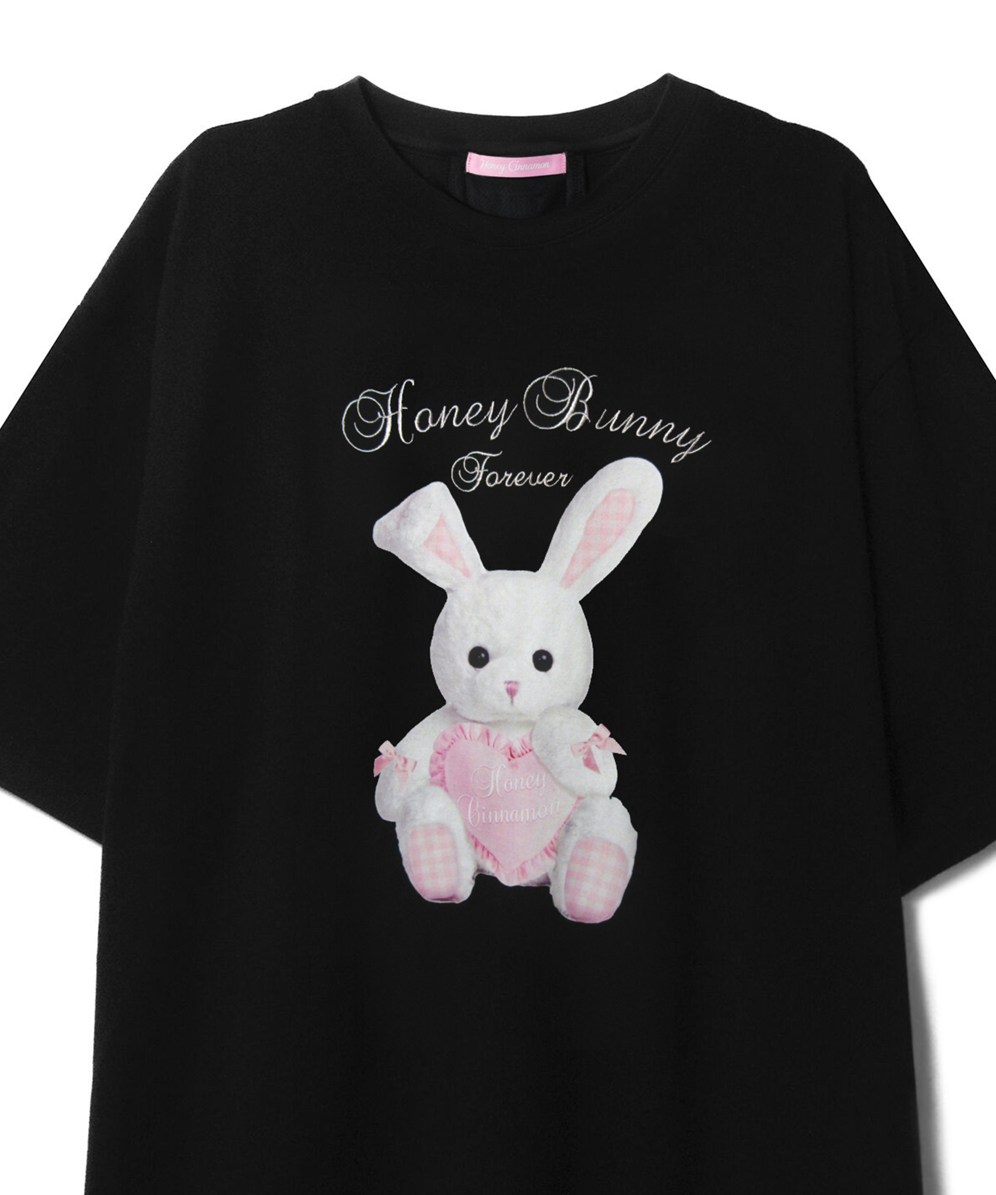 バックレースアップハニーTシャツ