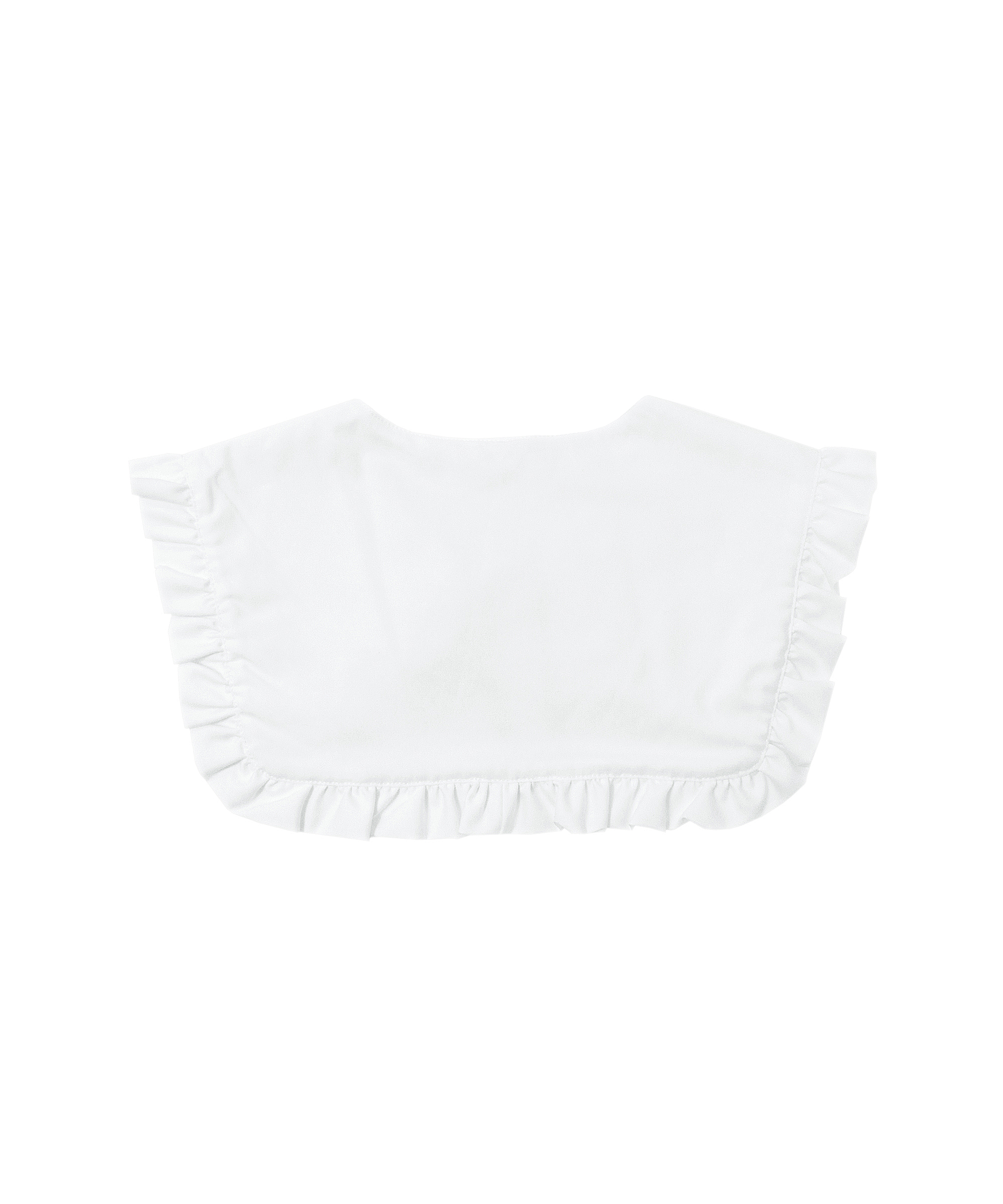 付け衿ハートケーブルニット