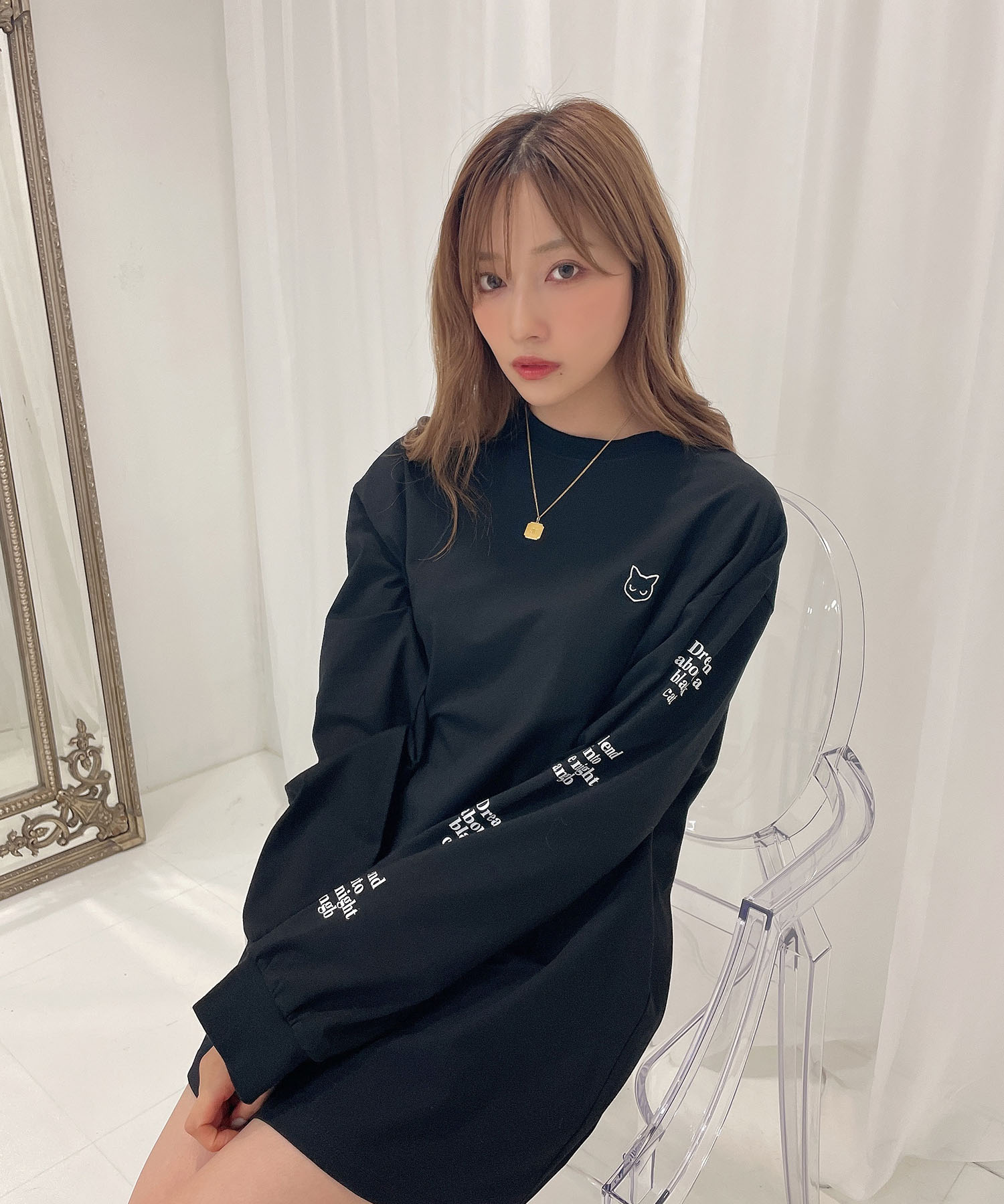 UNISEXキャットロンT