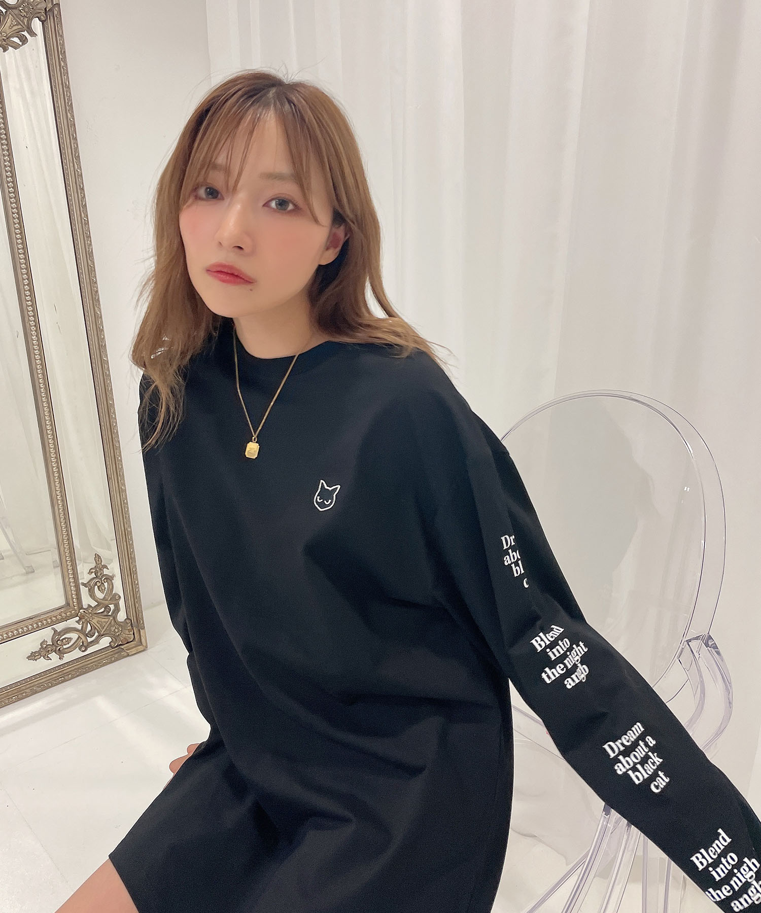 UNISEXキャットロンT