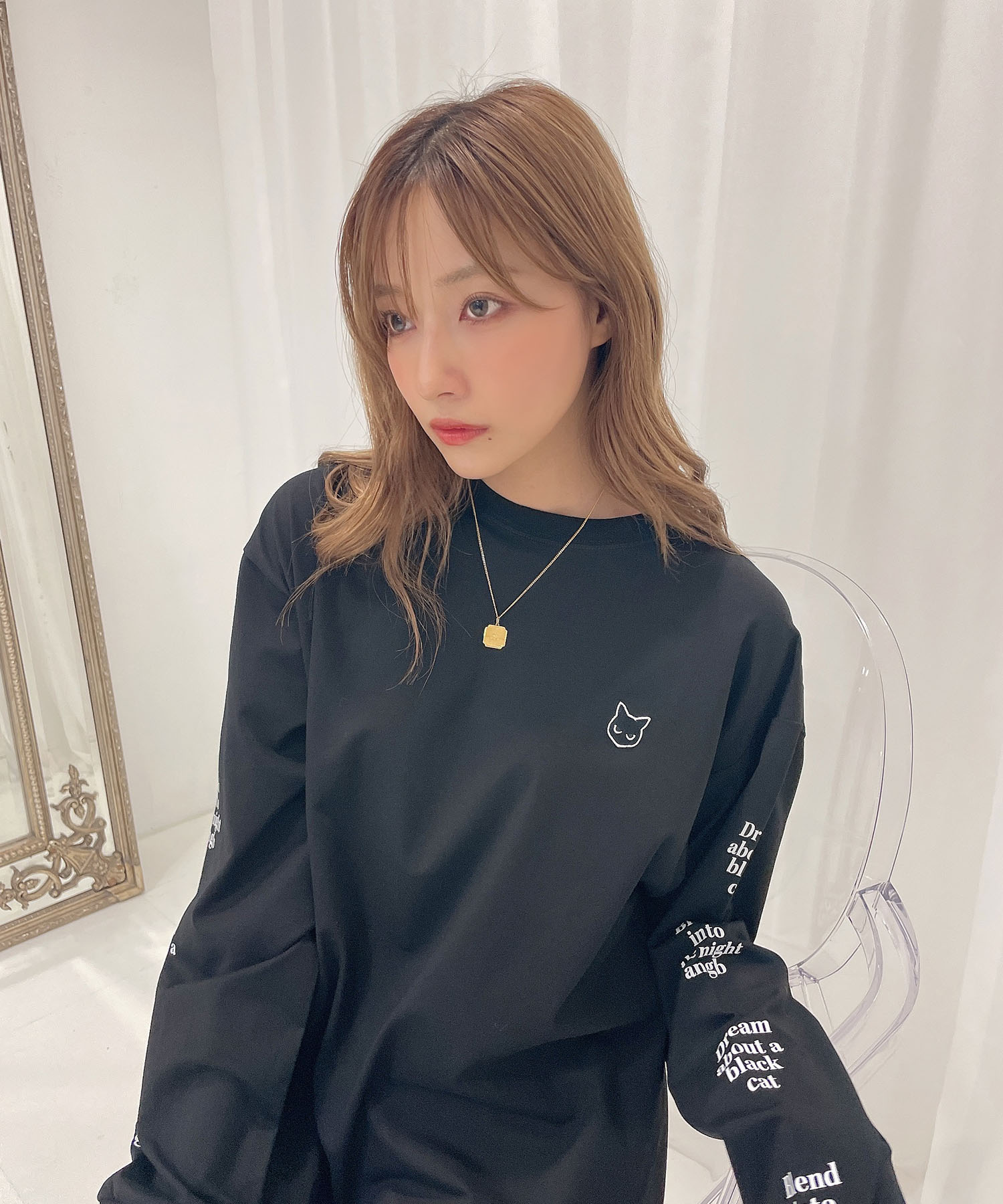 UNISEXキャットロンT