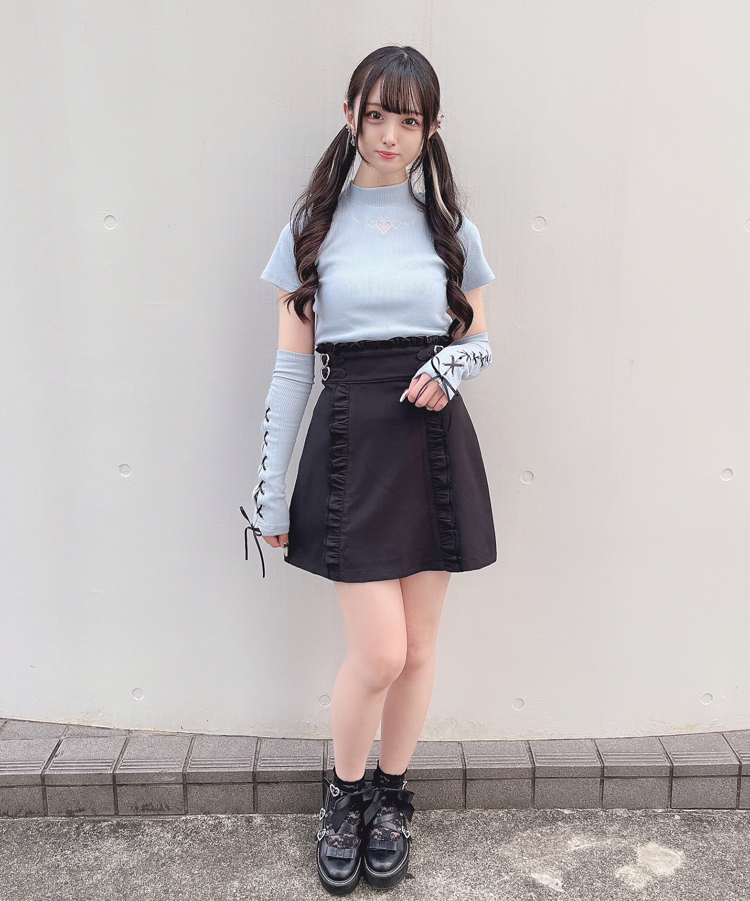 アームウォーマーsetテレコトップス