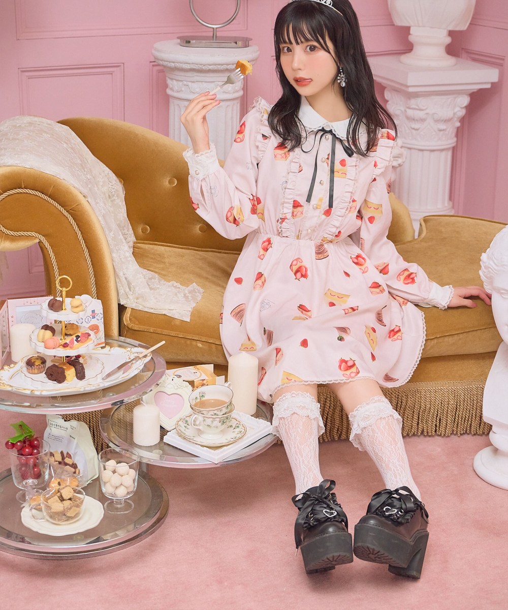 アソートケーキ柄ワンピース – BUNNY APARTMENT 