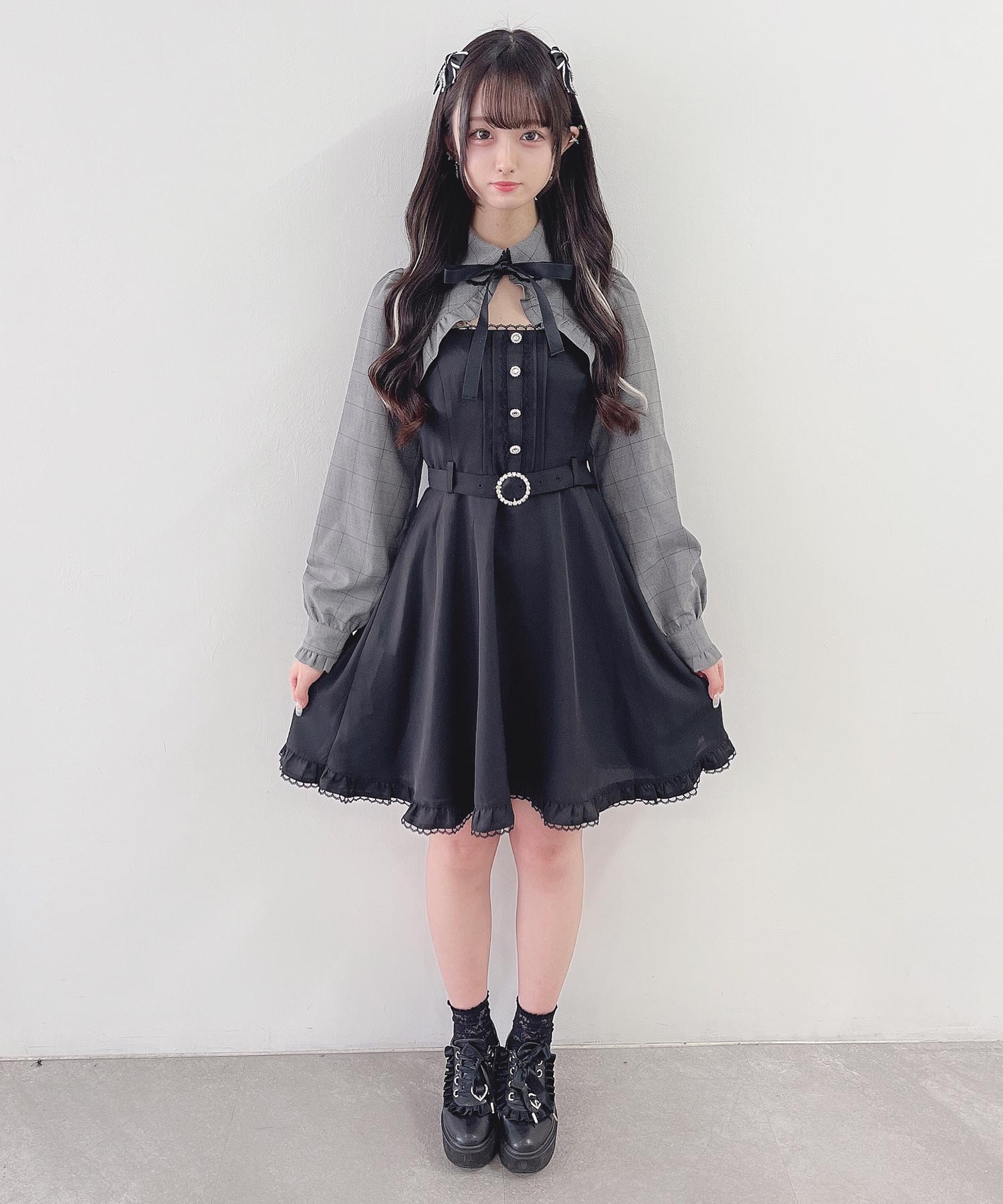 クロップドキャミワンピース