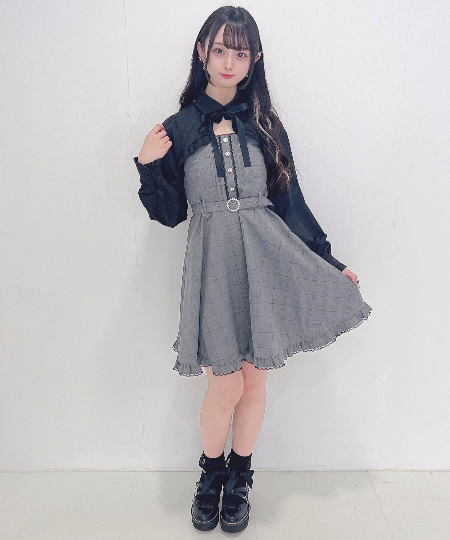 クロップドキャミワンピース