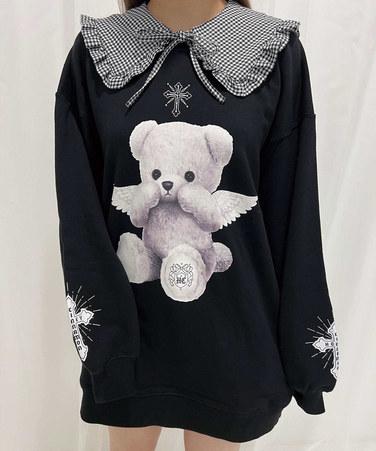 Angelシナモン衿付きスウェット