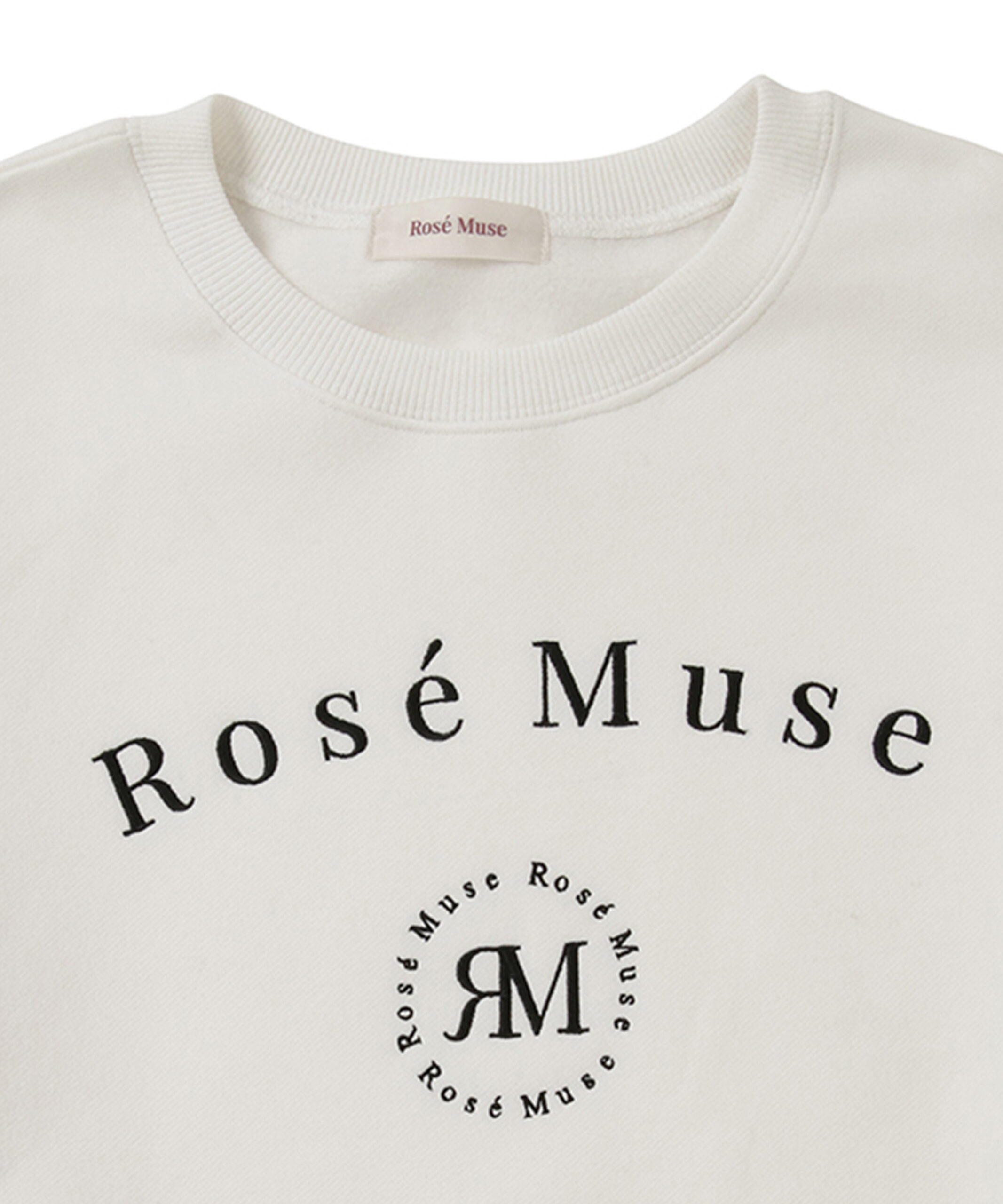 袖丈長袖RoséMuse rose original big sweat オートミール