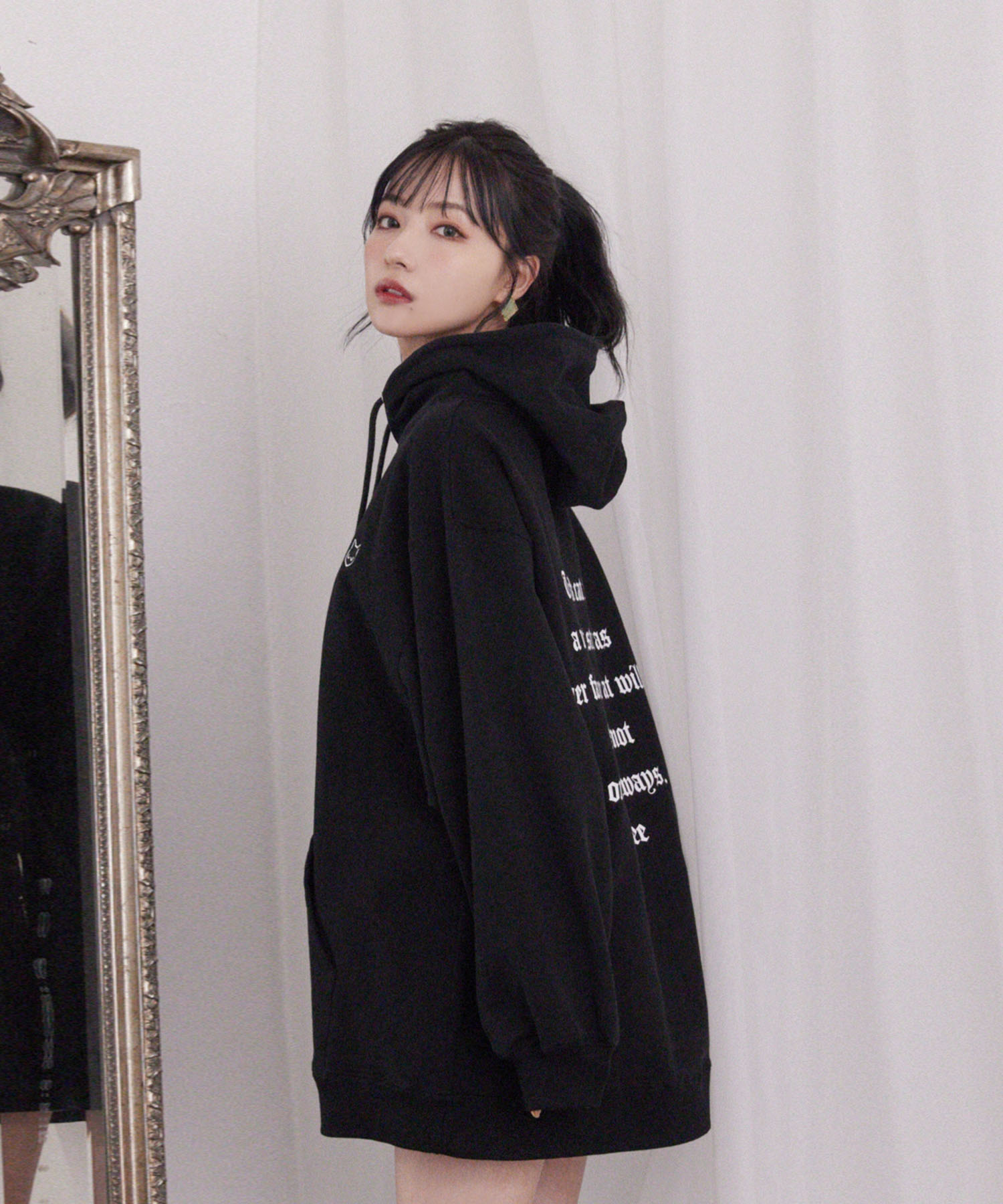 UNISEXキャットプルパーカー