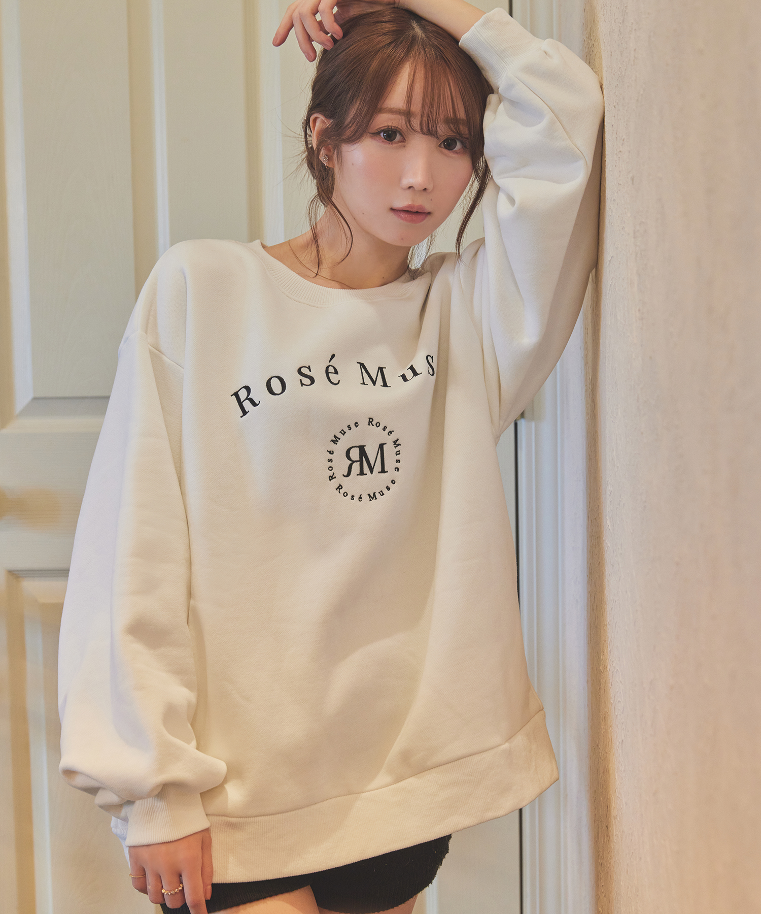 RoseMuse rose original big sweat ホワイト-