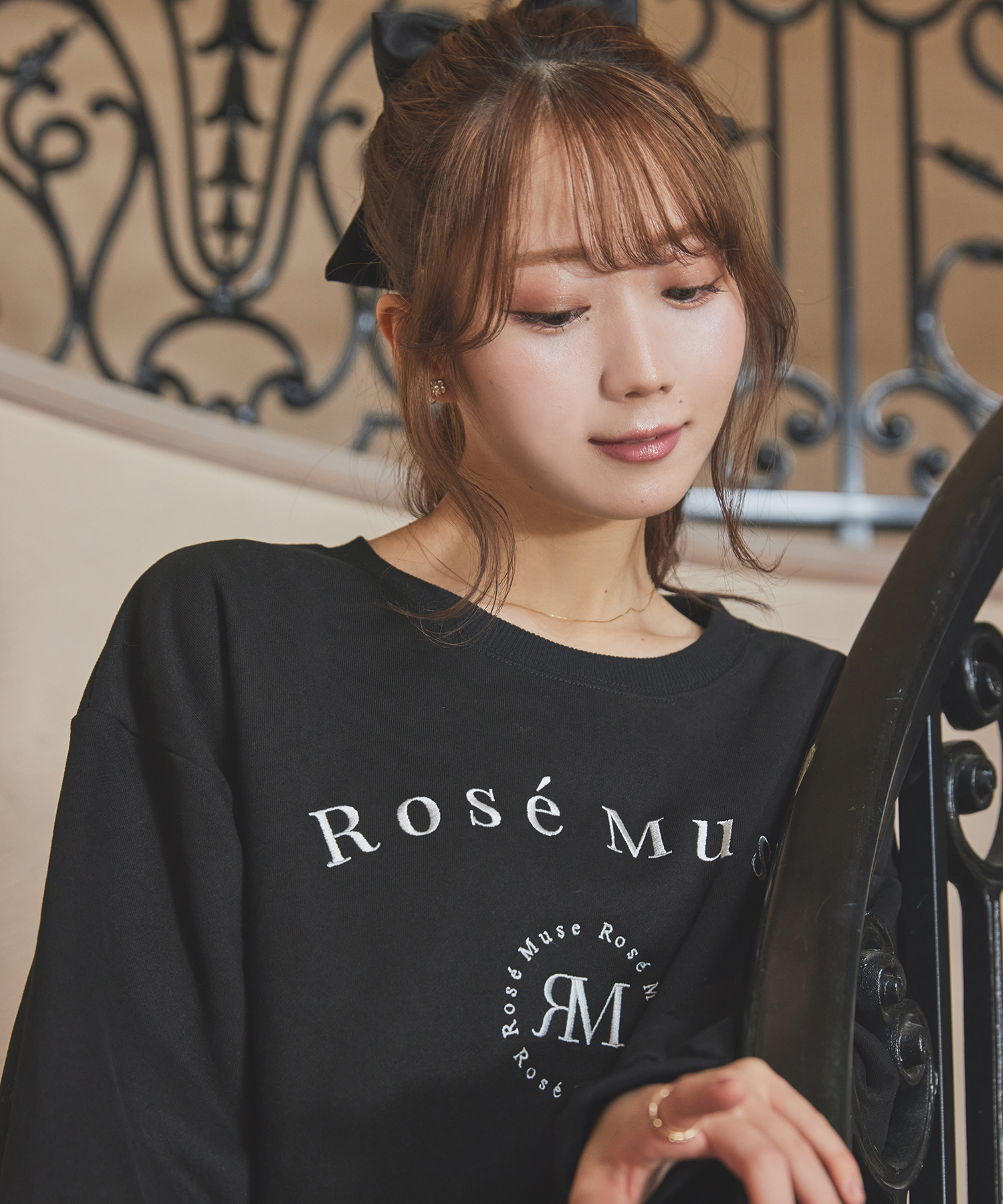 ロゼミューズ Rosé original big sweat スウェット