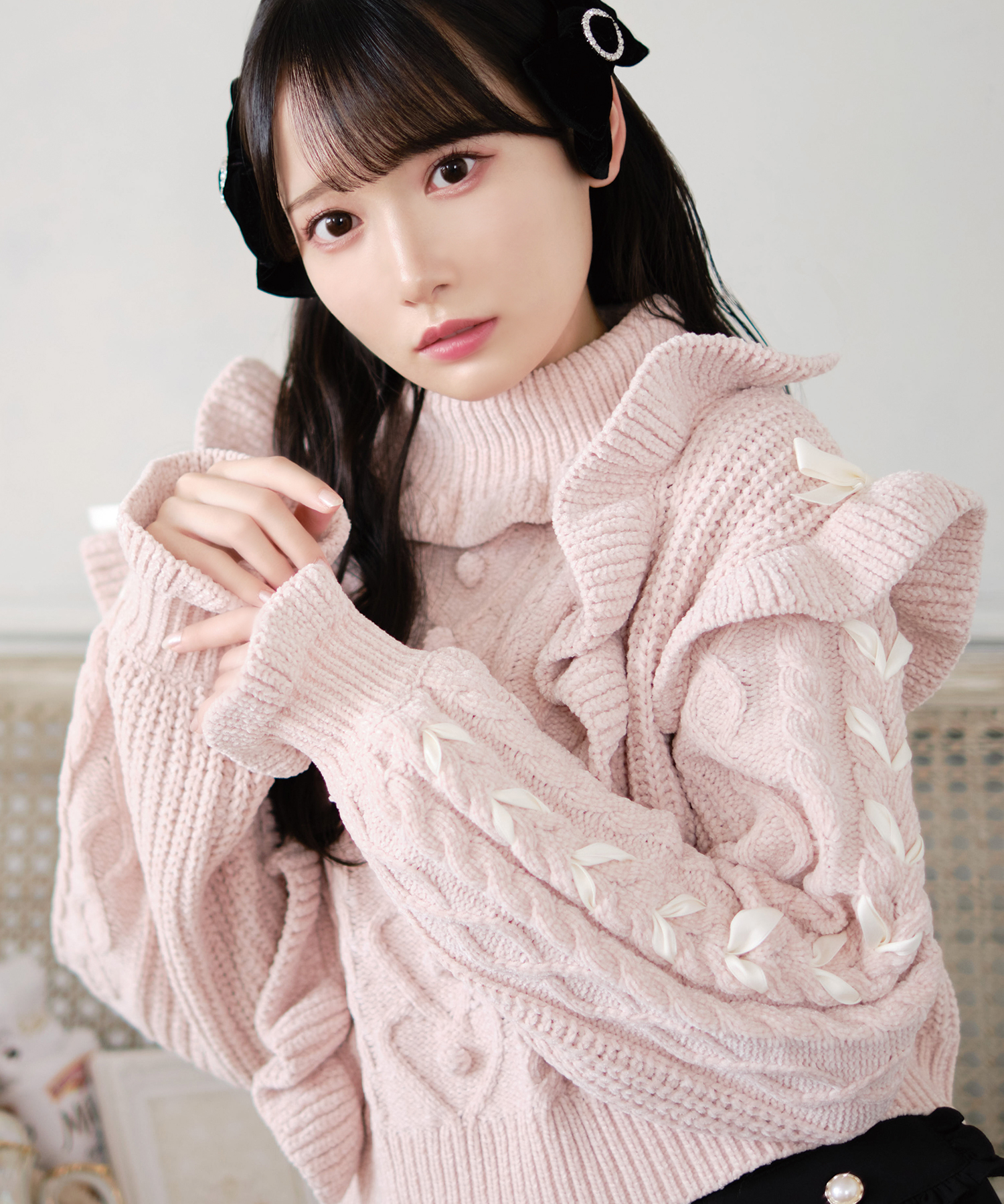 ニット セーター フリルモチーフニット / Frill Motif Knit レディース Noela｜モチーフフリルニット | Rakuten Fashion(楽天
