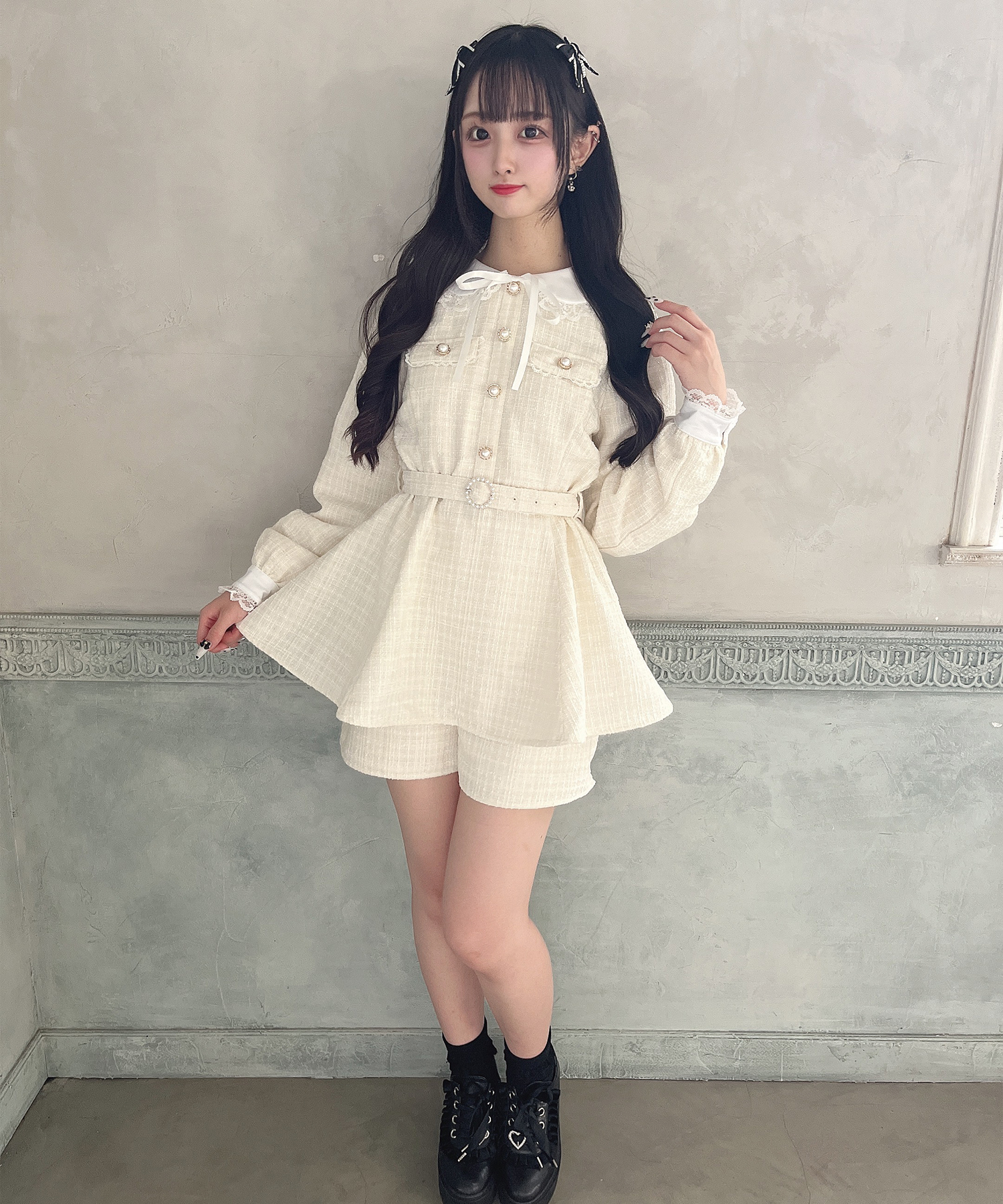 ツイードセットアップ