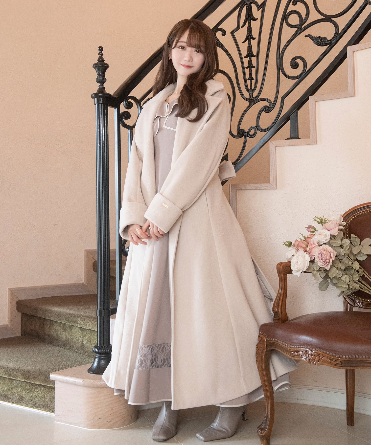 Rosé Muse cami dress set cardigan ロゼミューズ - ワンピース